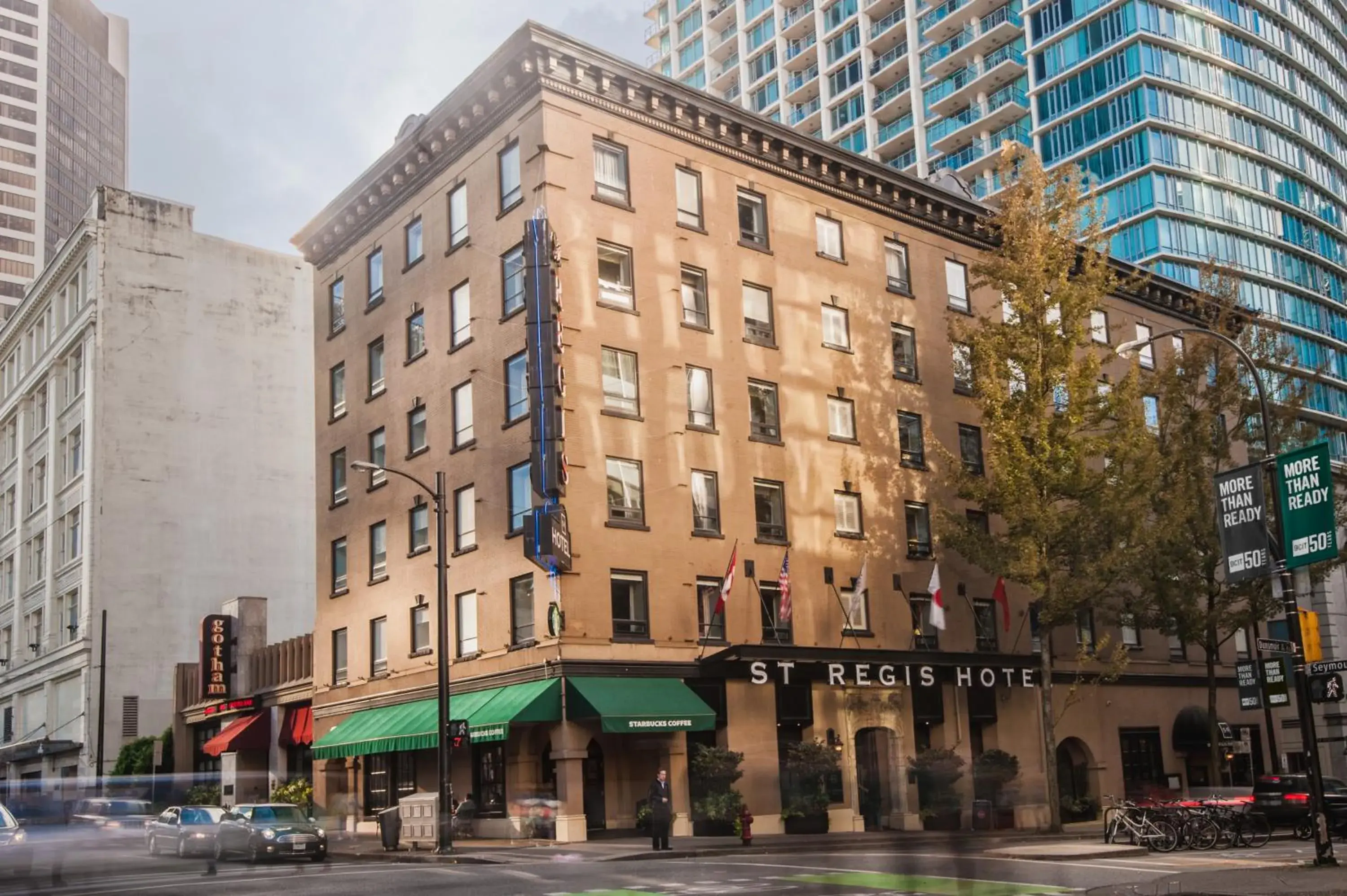 Facade/entrance in The St. Regis Hotel Facade/entrance in The St. Regis Hotel