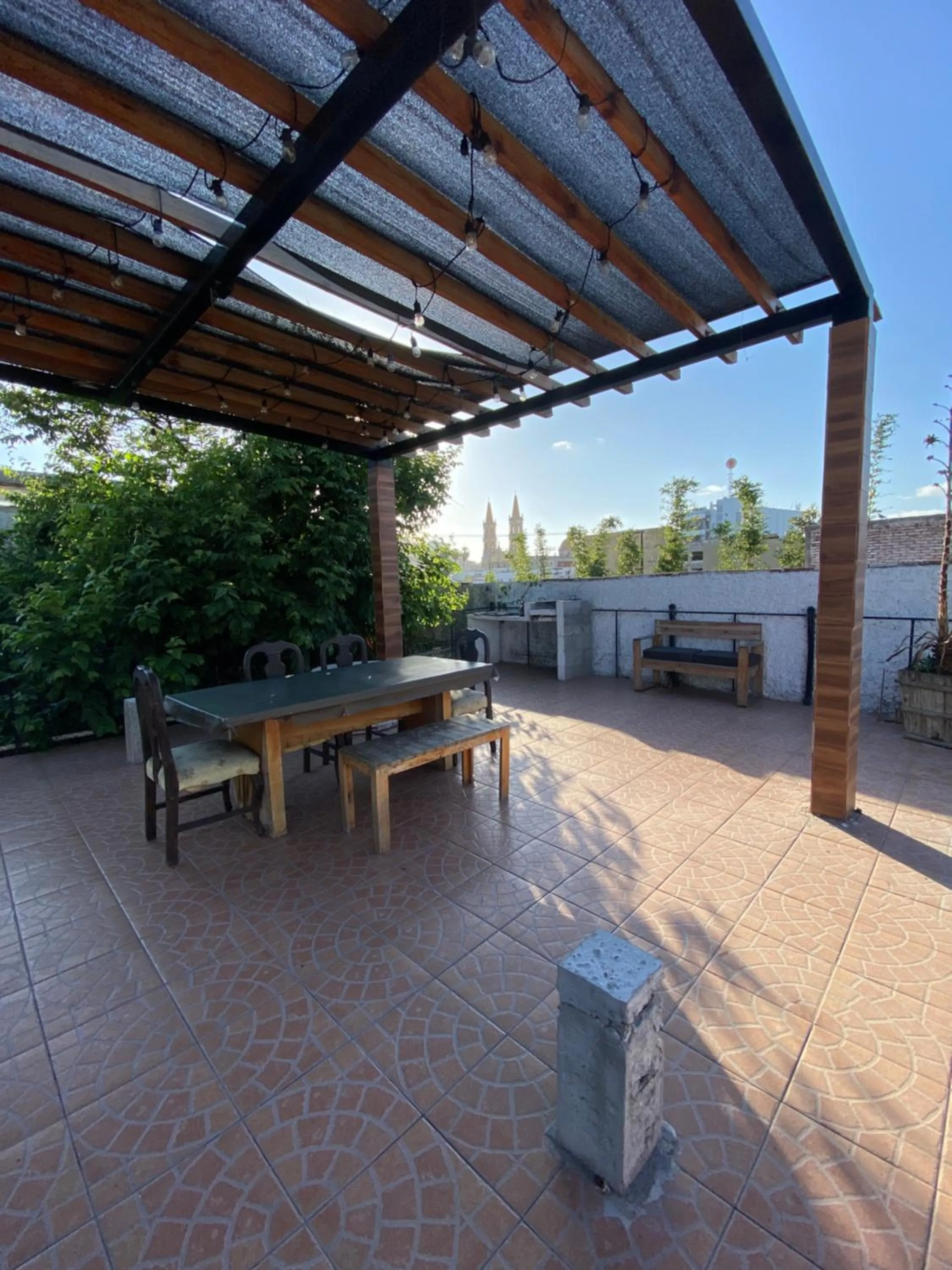 Patio in Hotel Perla Mazatlan