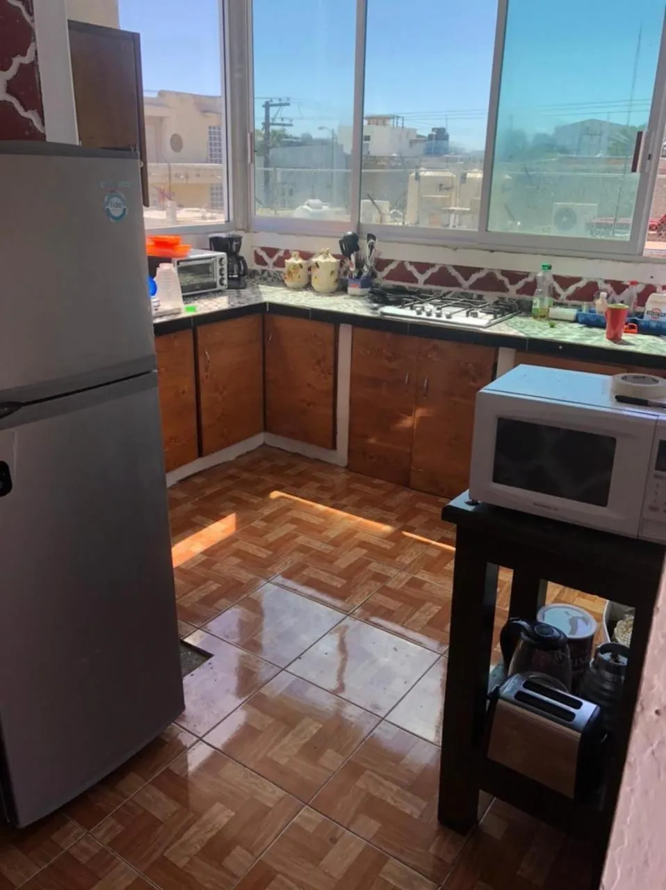 Kitchen or kitchenette in Hotel Perla Mazatlan