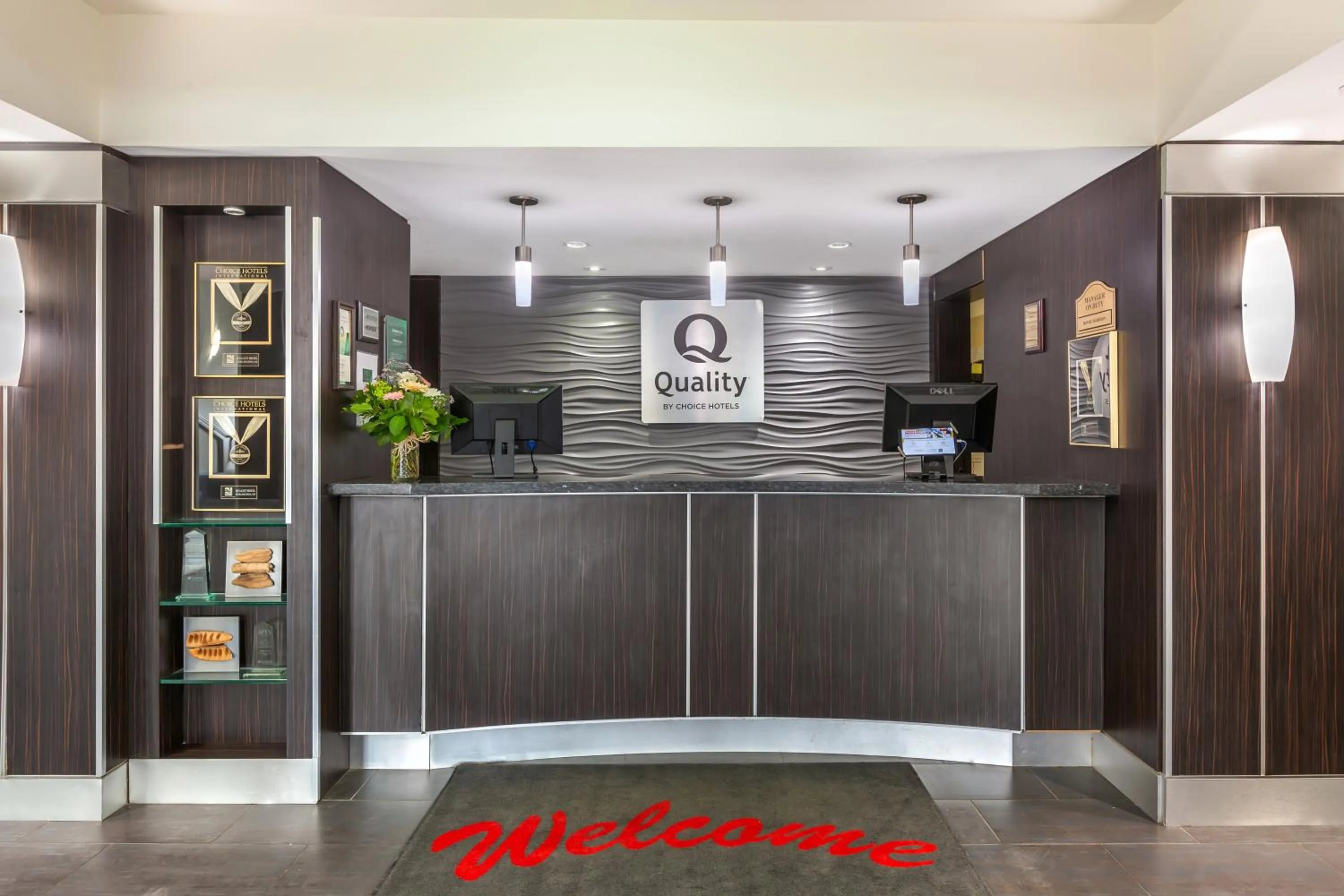 Lobby or reception in Quality Hotel