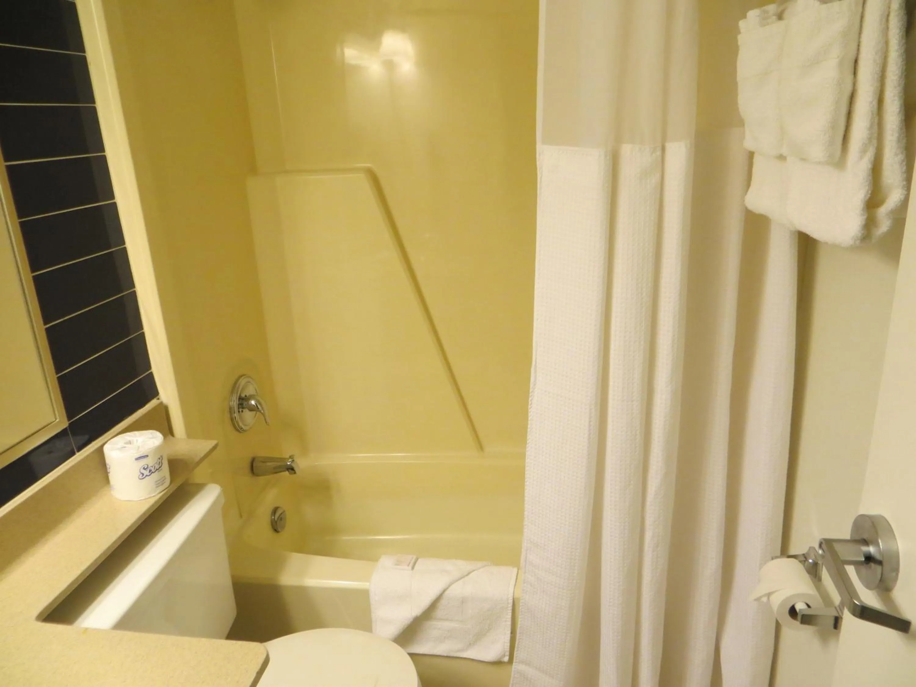 Bathroom in Travelodge by Wyndham Edmonton West