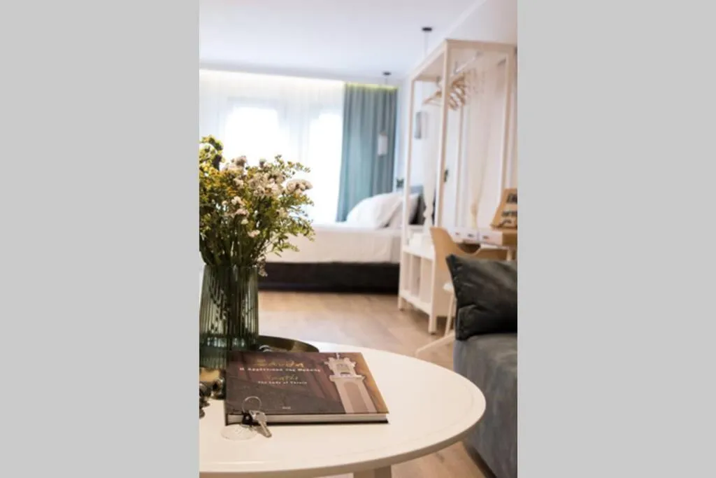 Bed in Isidorou Suite Xanthi