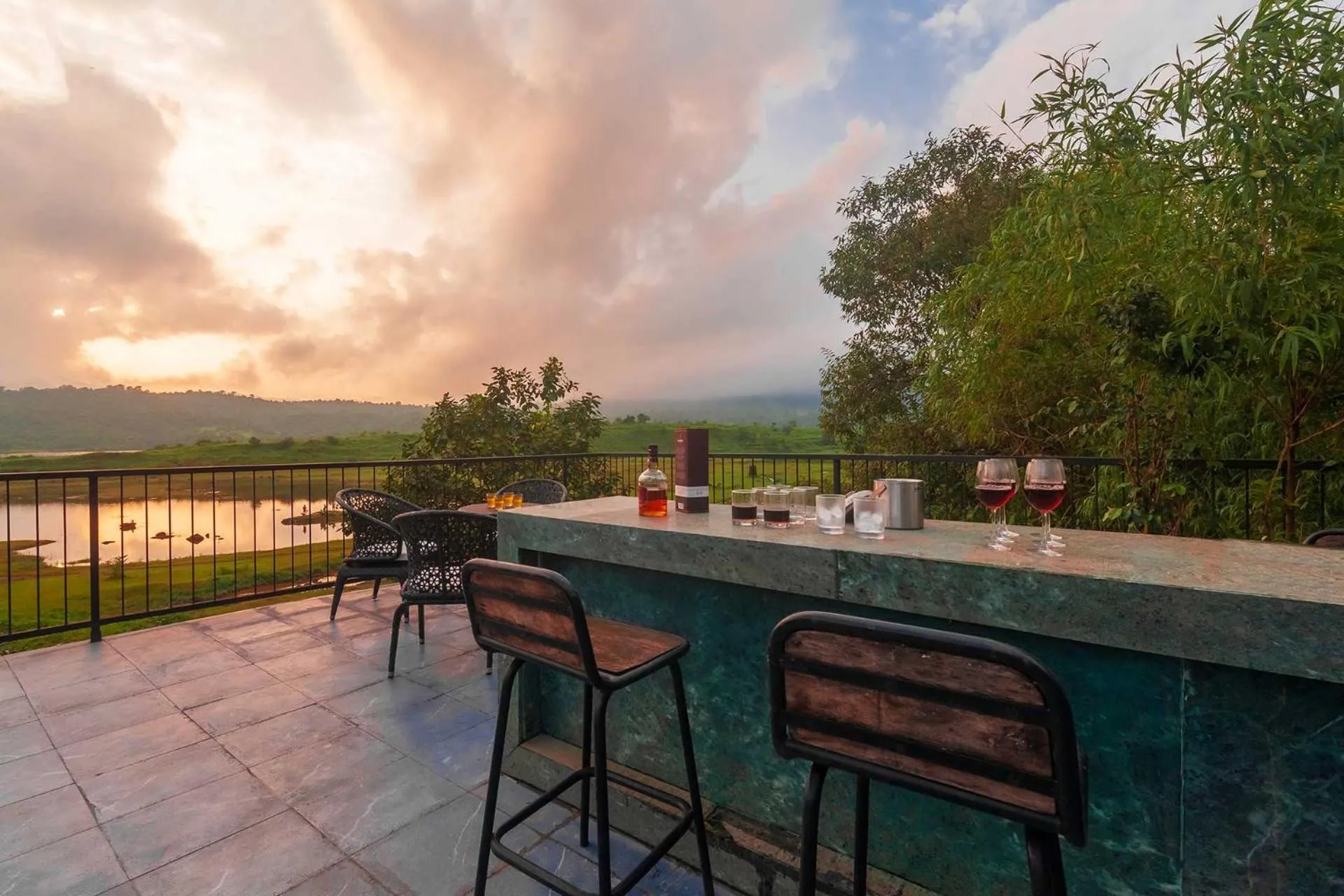 Sunset Boulevard by StayVista - Lakeside Villa with Pet-Friendly Ambiance, Deck, Terrace, Plunge Pool & Modern Flair