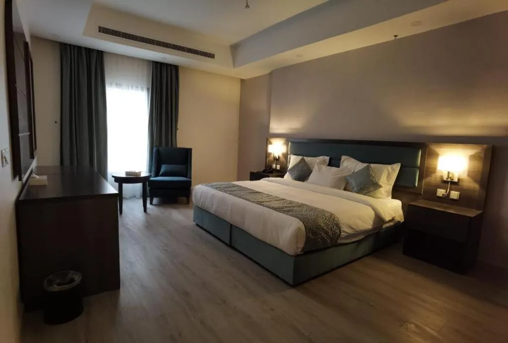 Bed in Tu Jardin Al Marwa- توجاردن المروه