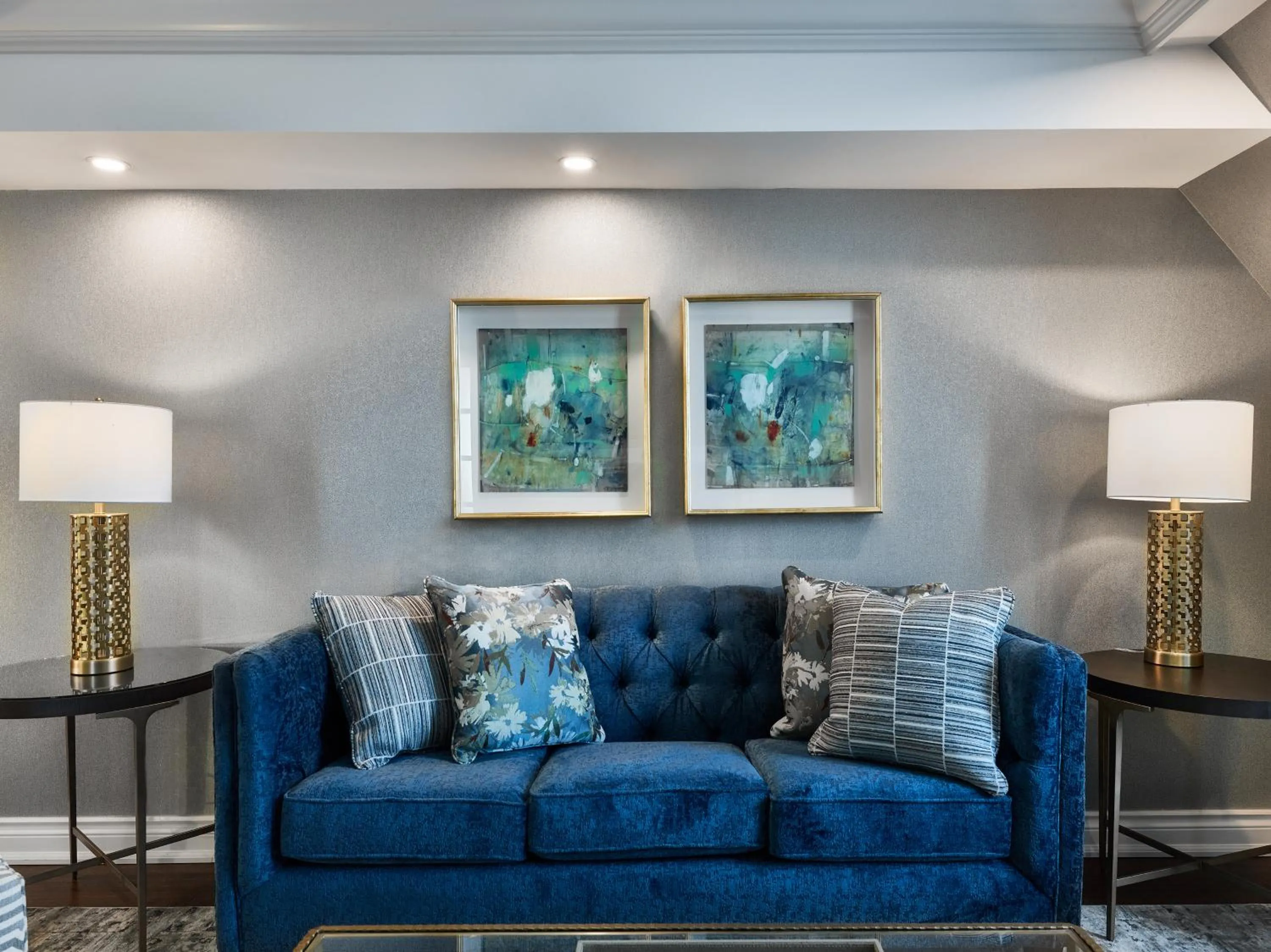 Living room in Chateau Vaudreuil