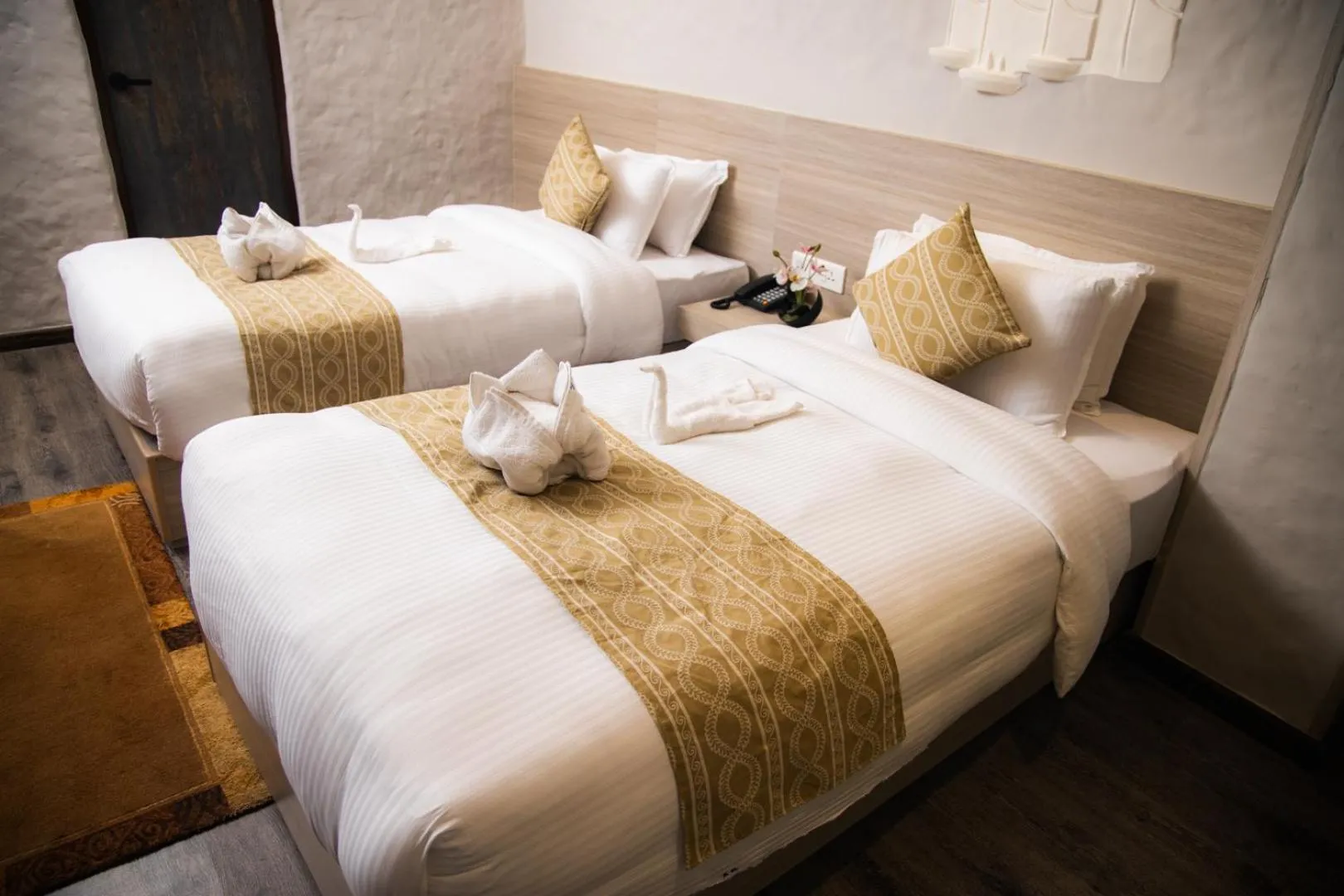 Bed in Vastu Boutique Hotel