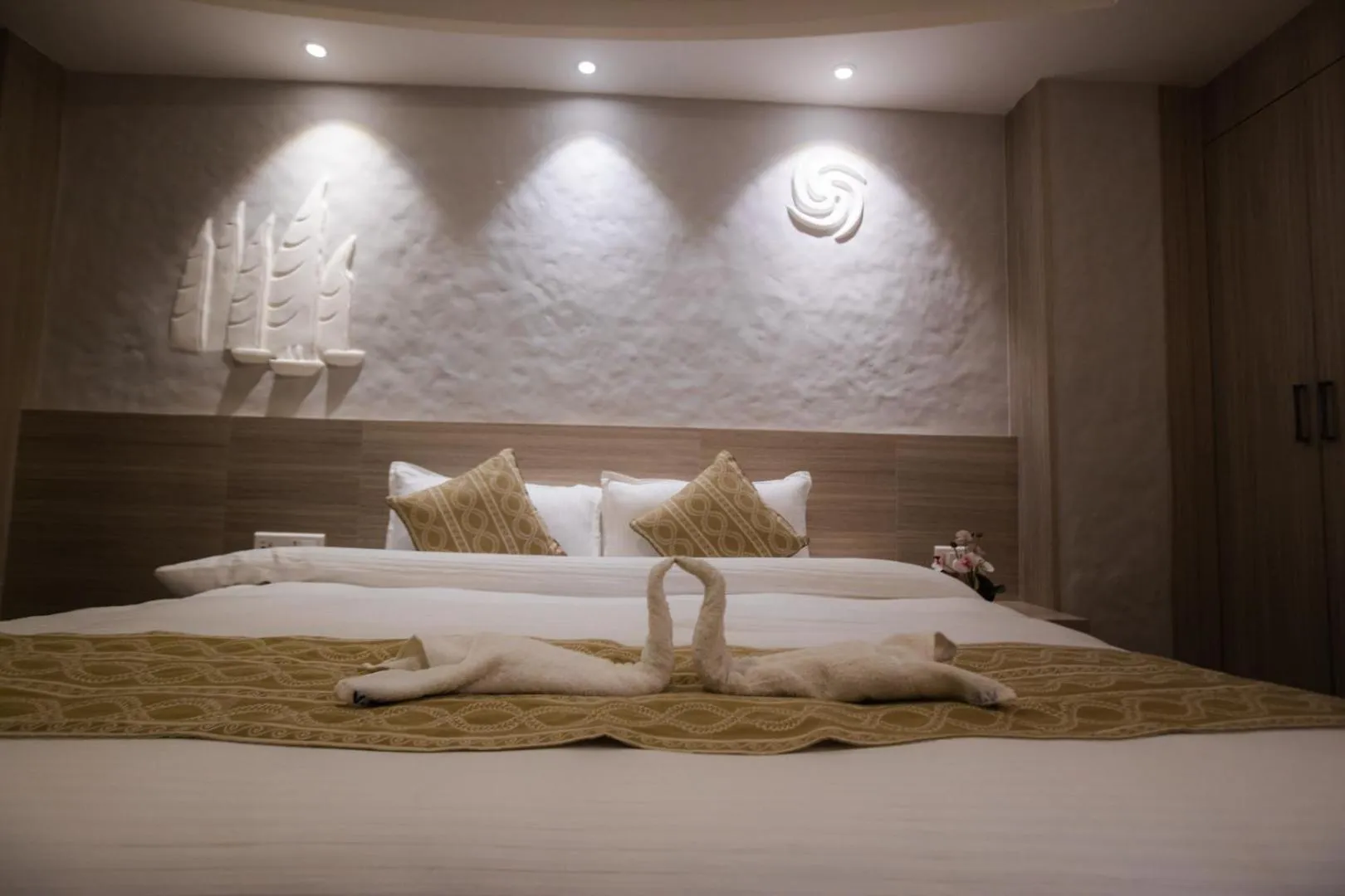 Bed in Vastu Boutique Hotel