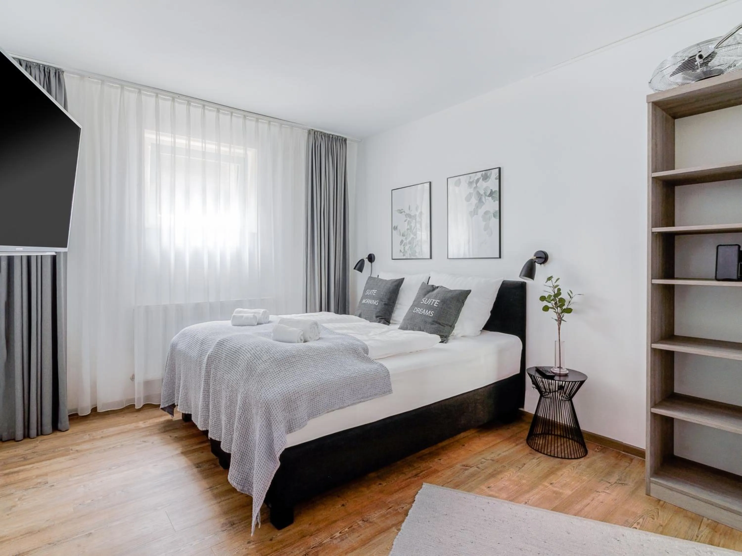 Bed in Limehome Hannover Bleichenstraße - Digital Access