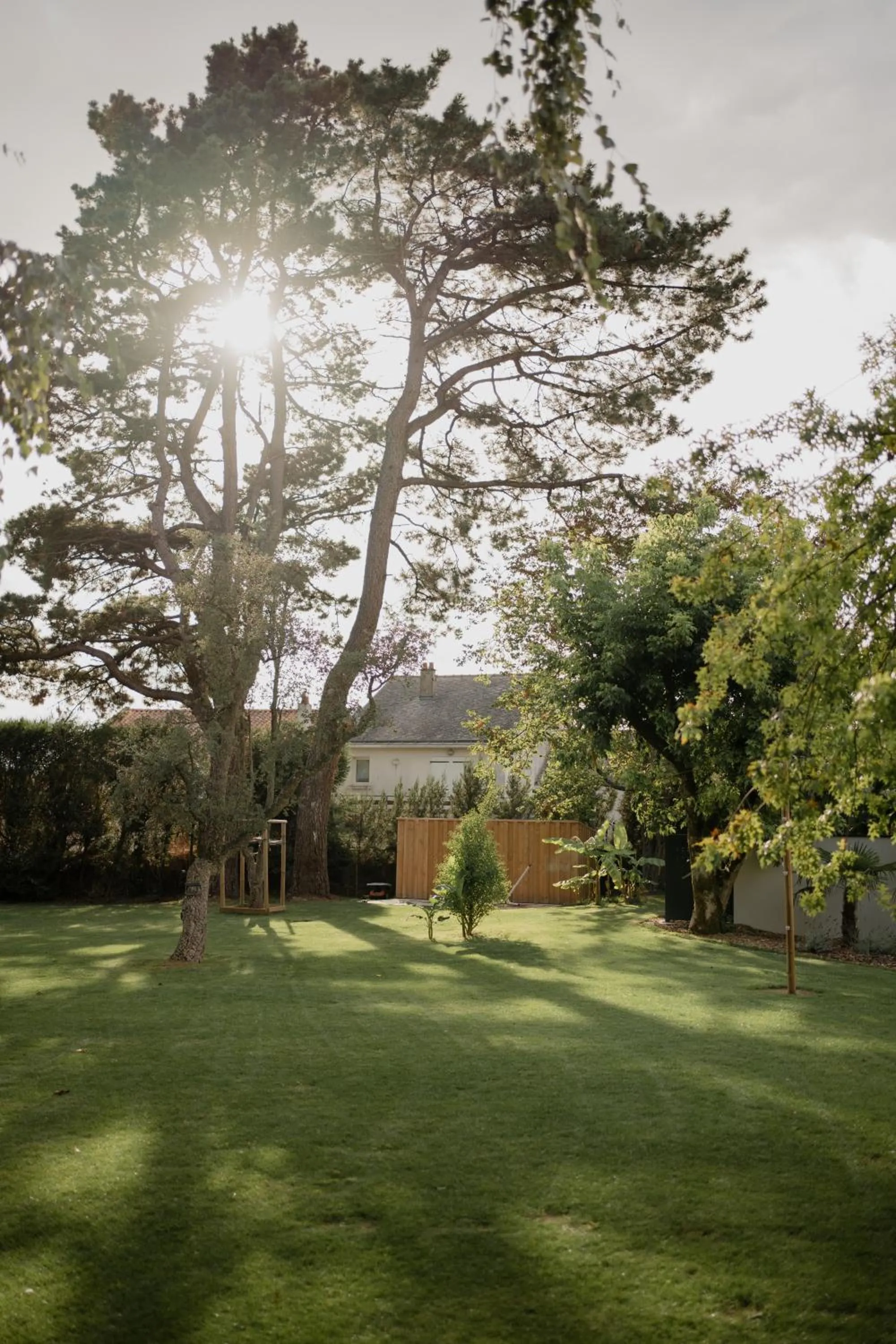 Garden in Hôtel-Restaurant Villa Métis
