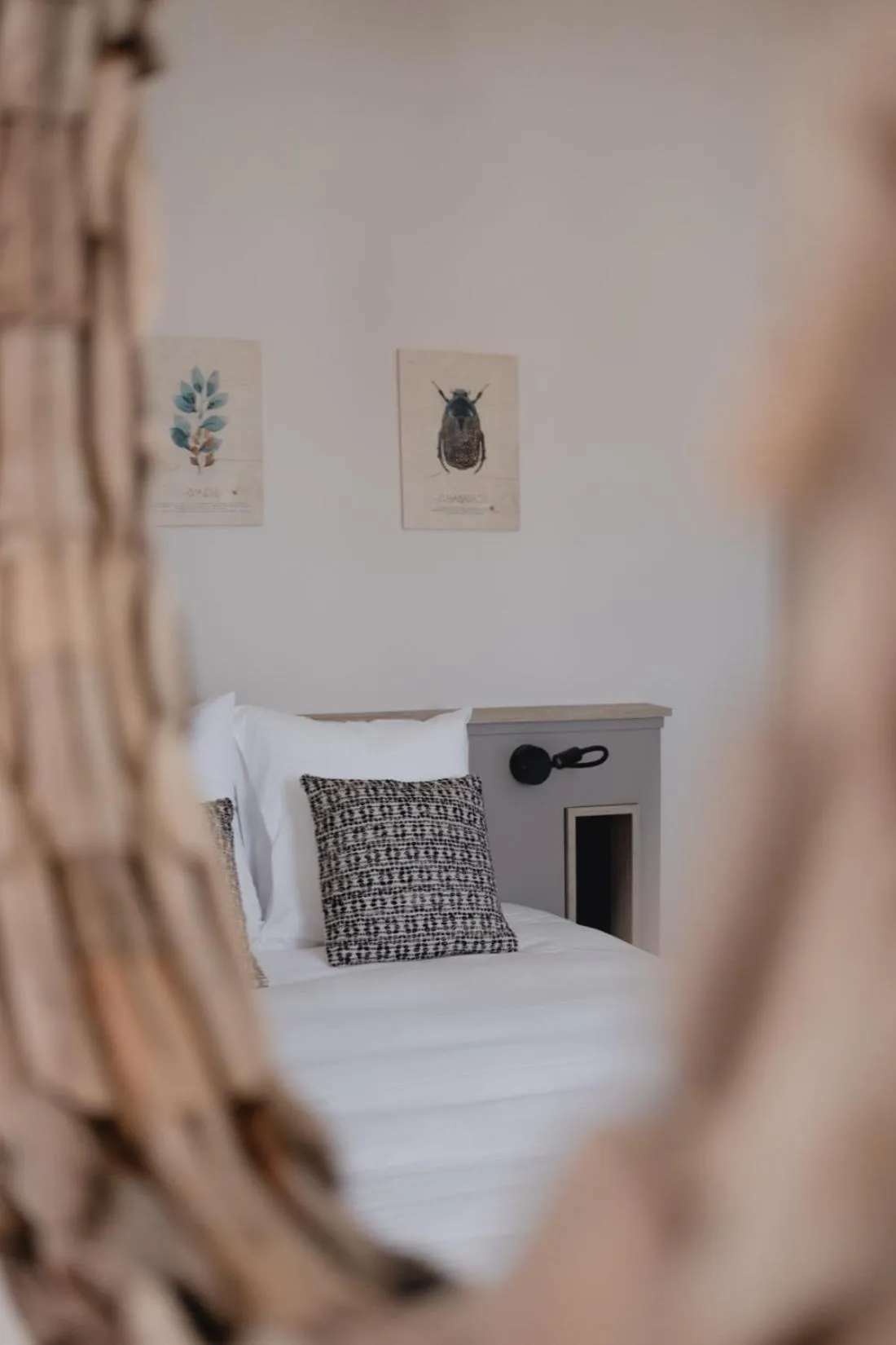 Bedroom, Bed in Hôtel-Restaurant Villa Métis