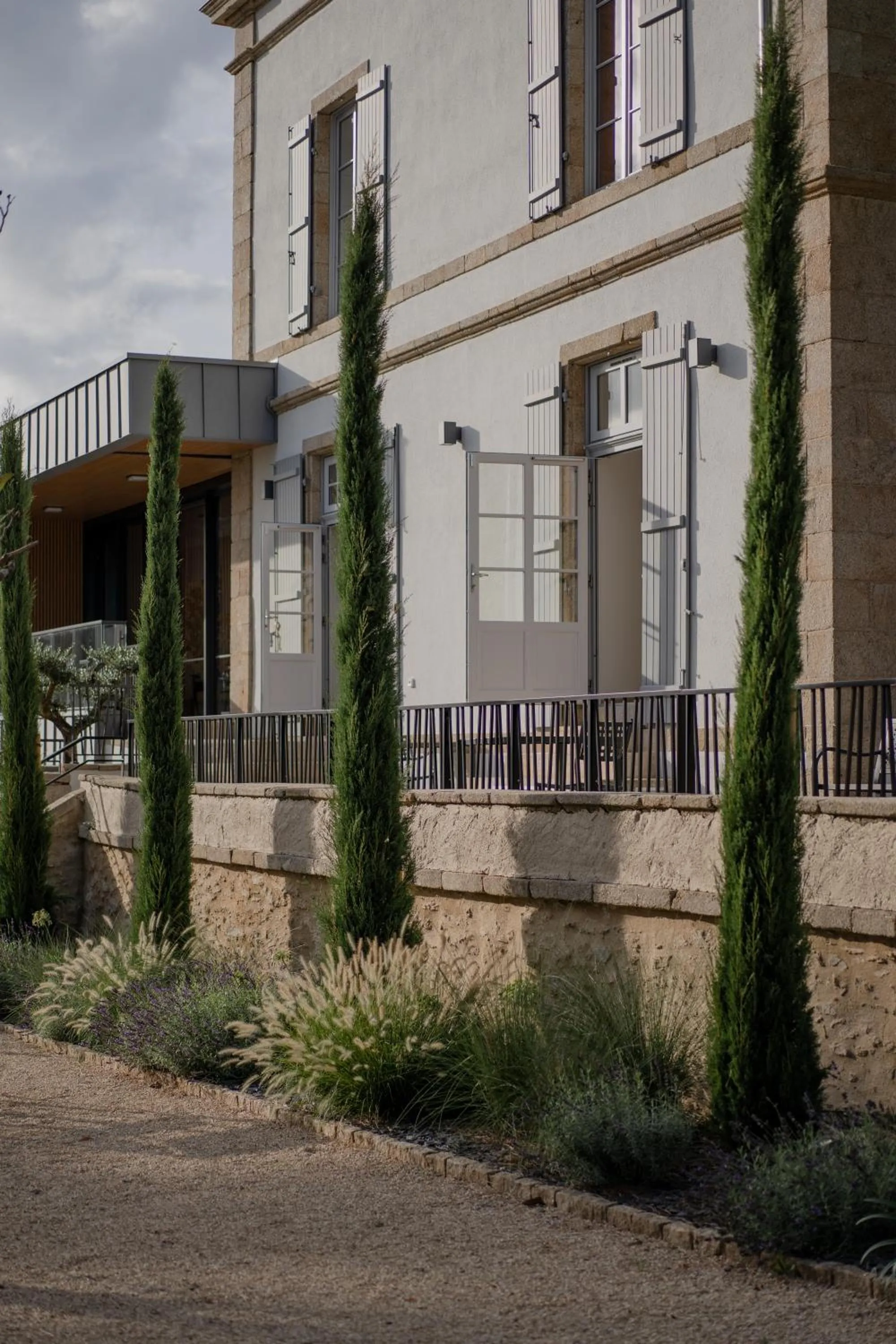 Garden in Hôtel-Restaurant Villa Métis