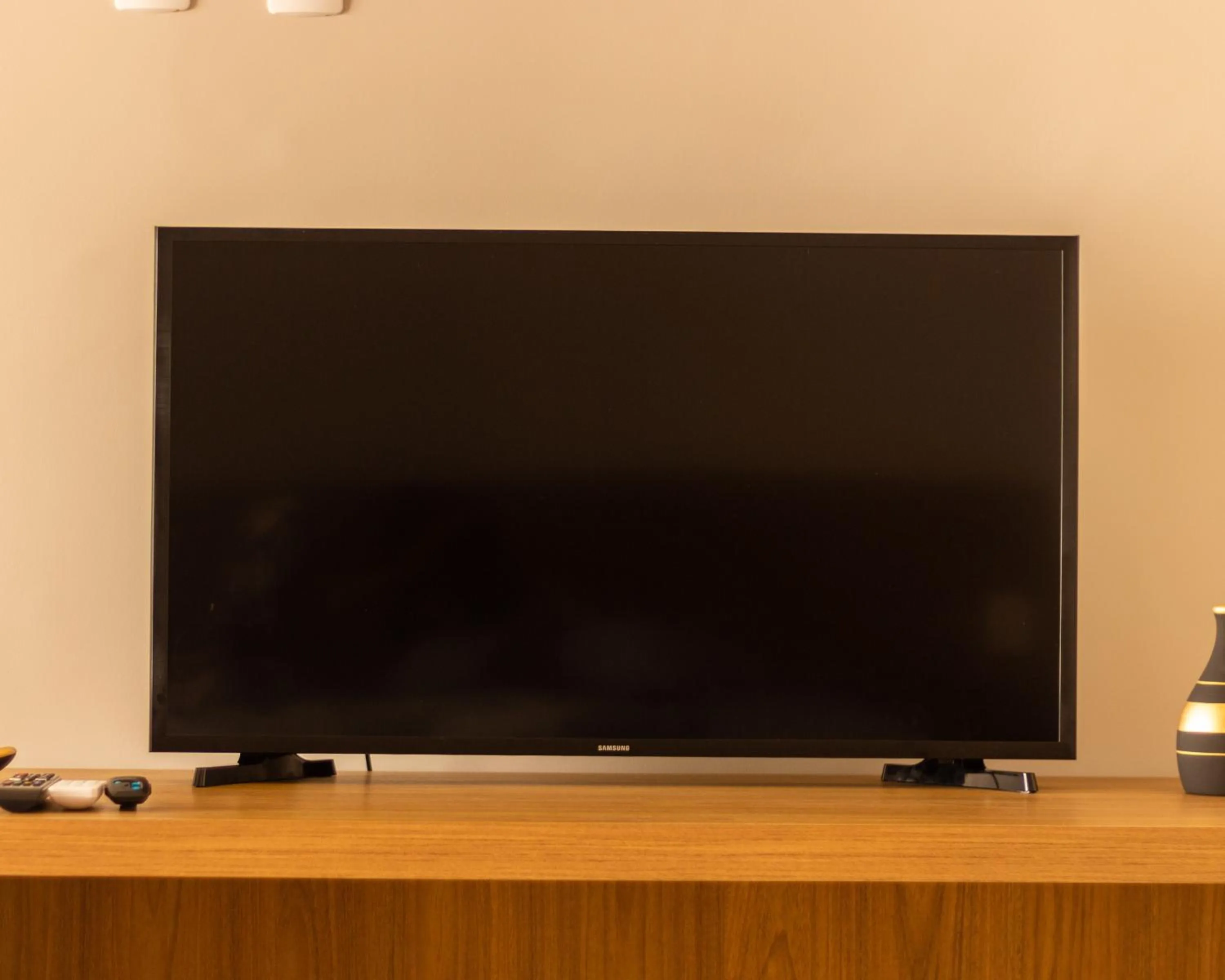 Communal lounge/ TV room in Pousada Vovó Teresa