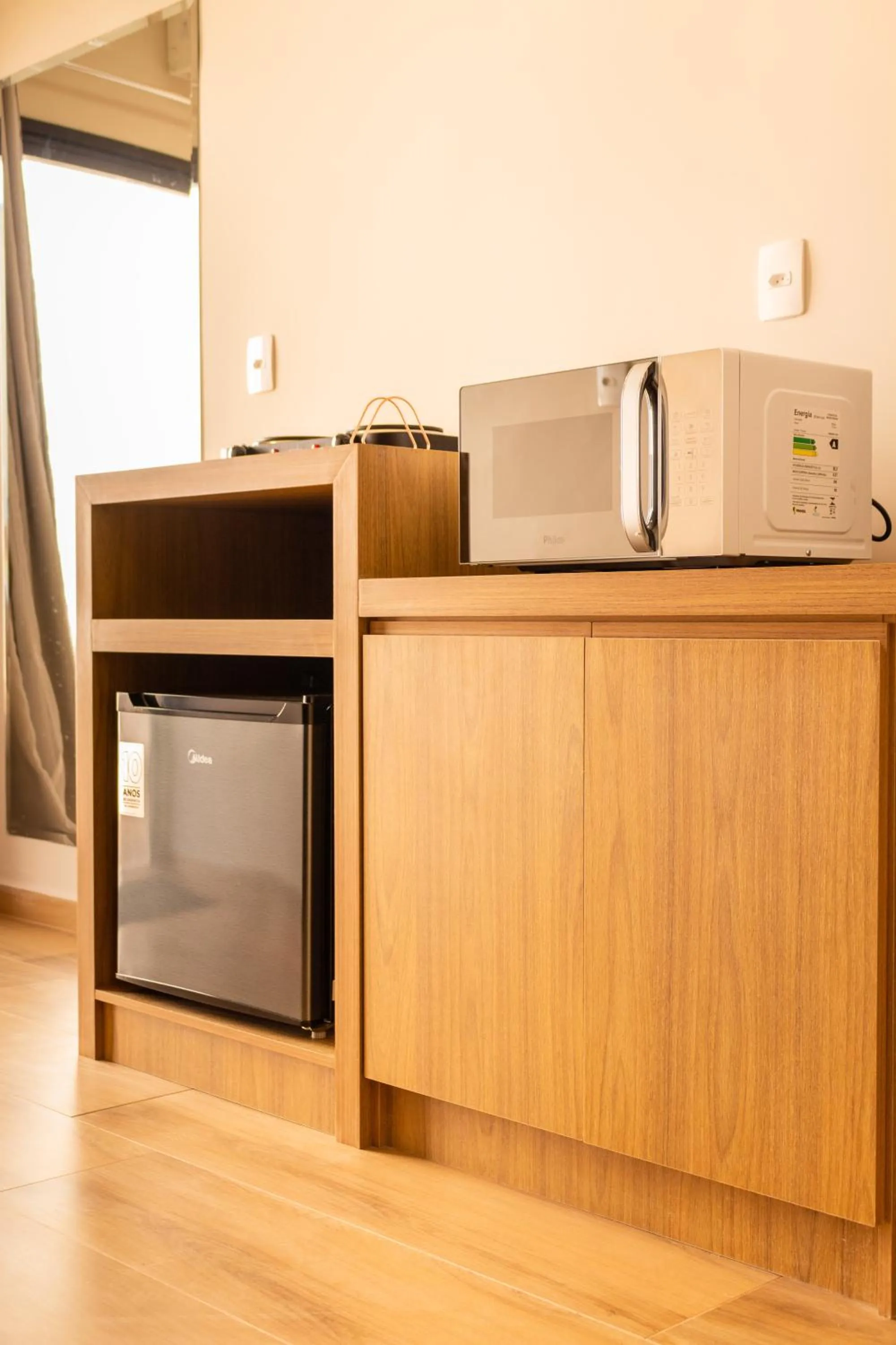 Kitchen or kitchenette in Pousada Vovó Teresa