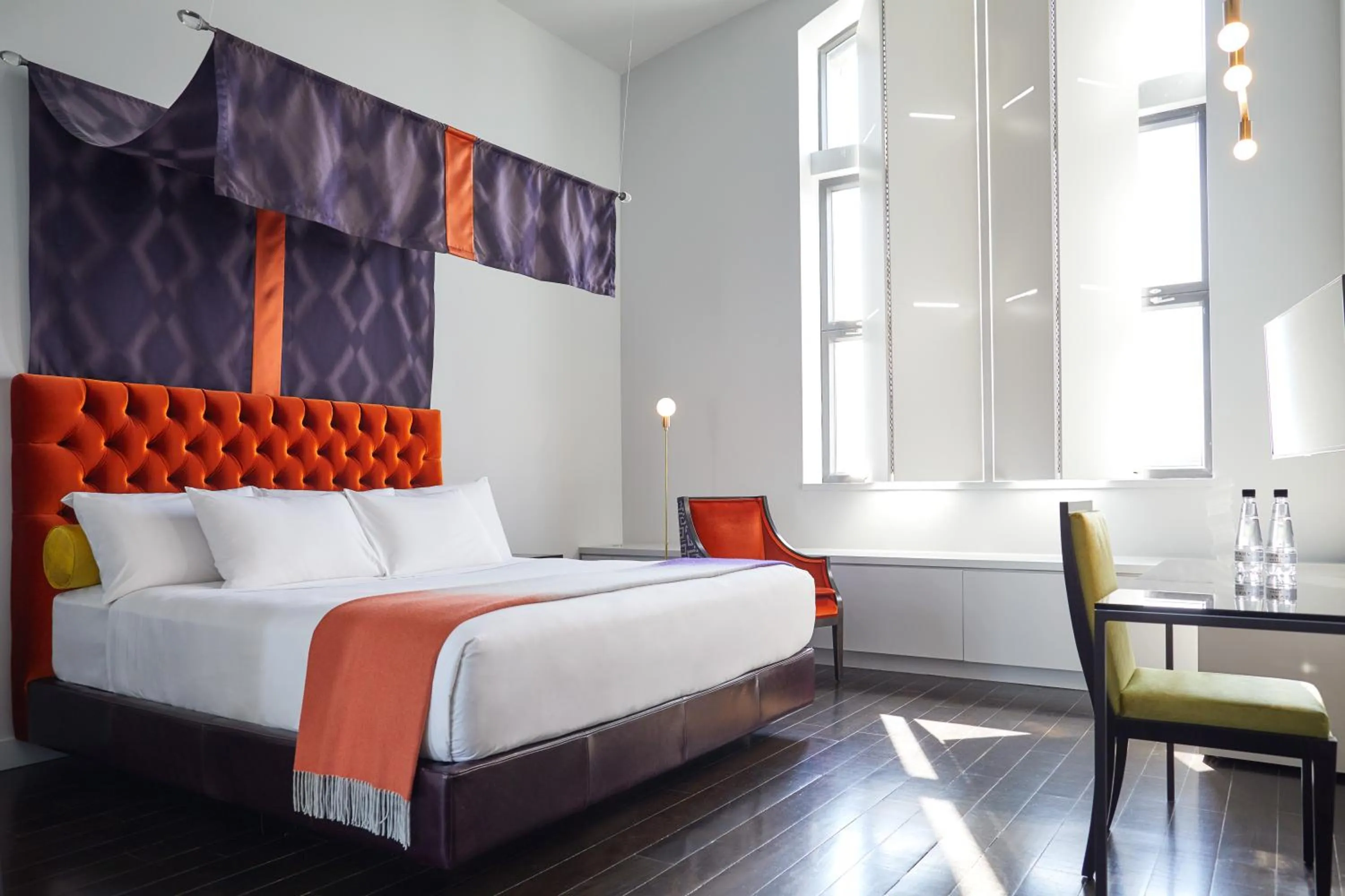 Bed in Hotel St Paul, Montreal, a Member of Design Hotels