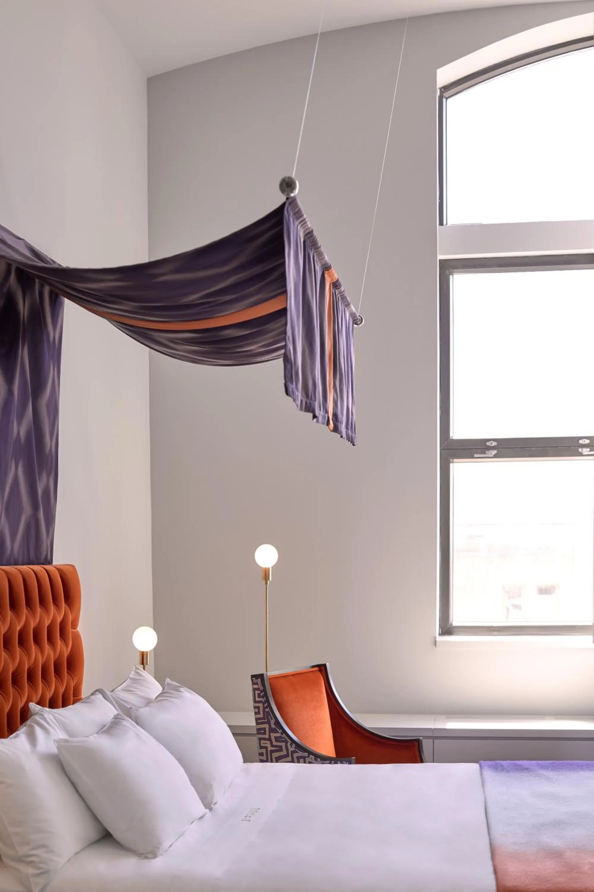 Bed in Hotel St Paul, Montreal, a Member of Design Hotels