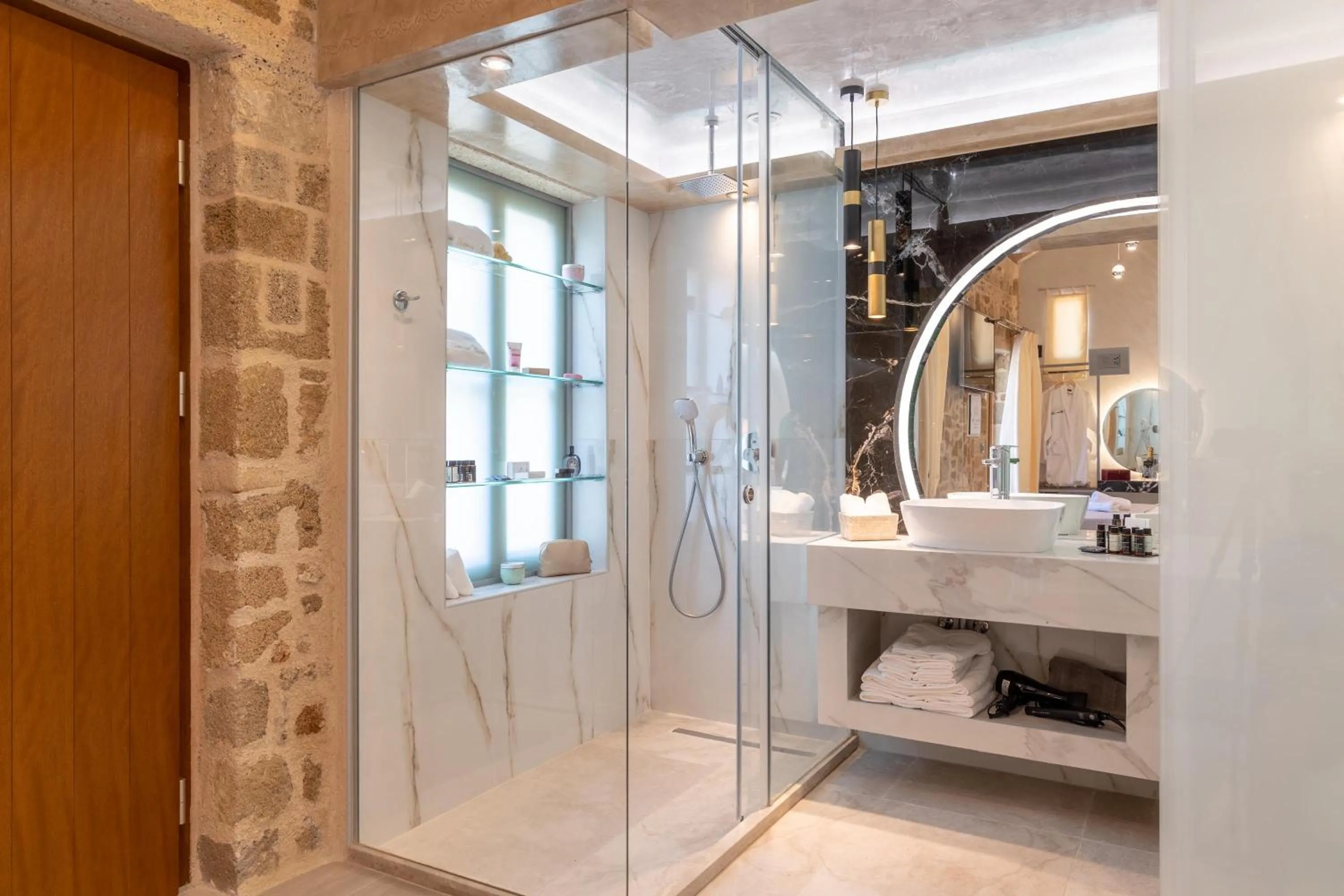 Bathroom in Chateau Anax Luxury suites