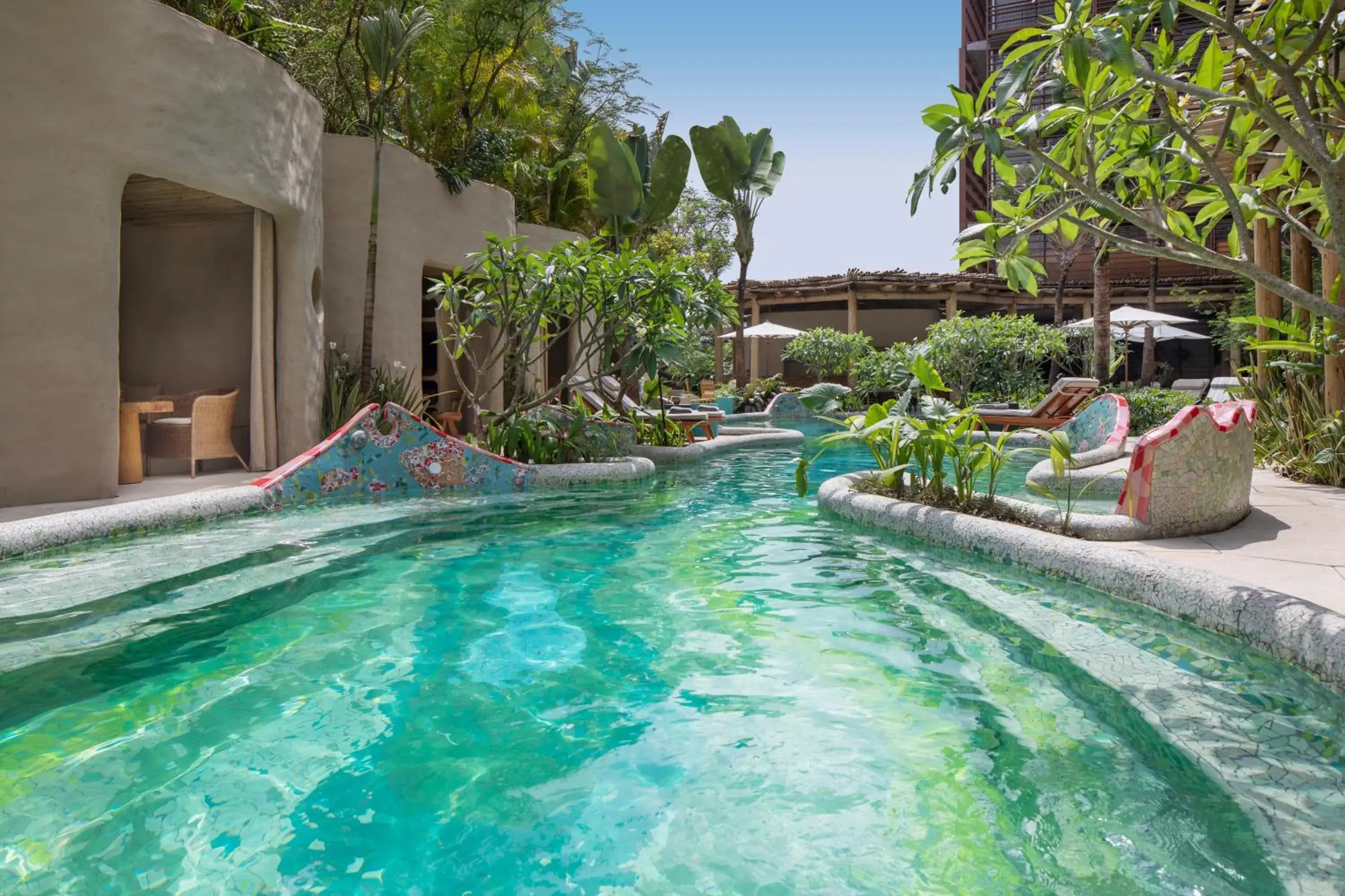 Pool view in Rosewood São Paulo Pool view in Rosewood São Paulo