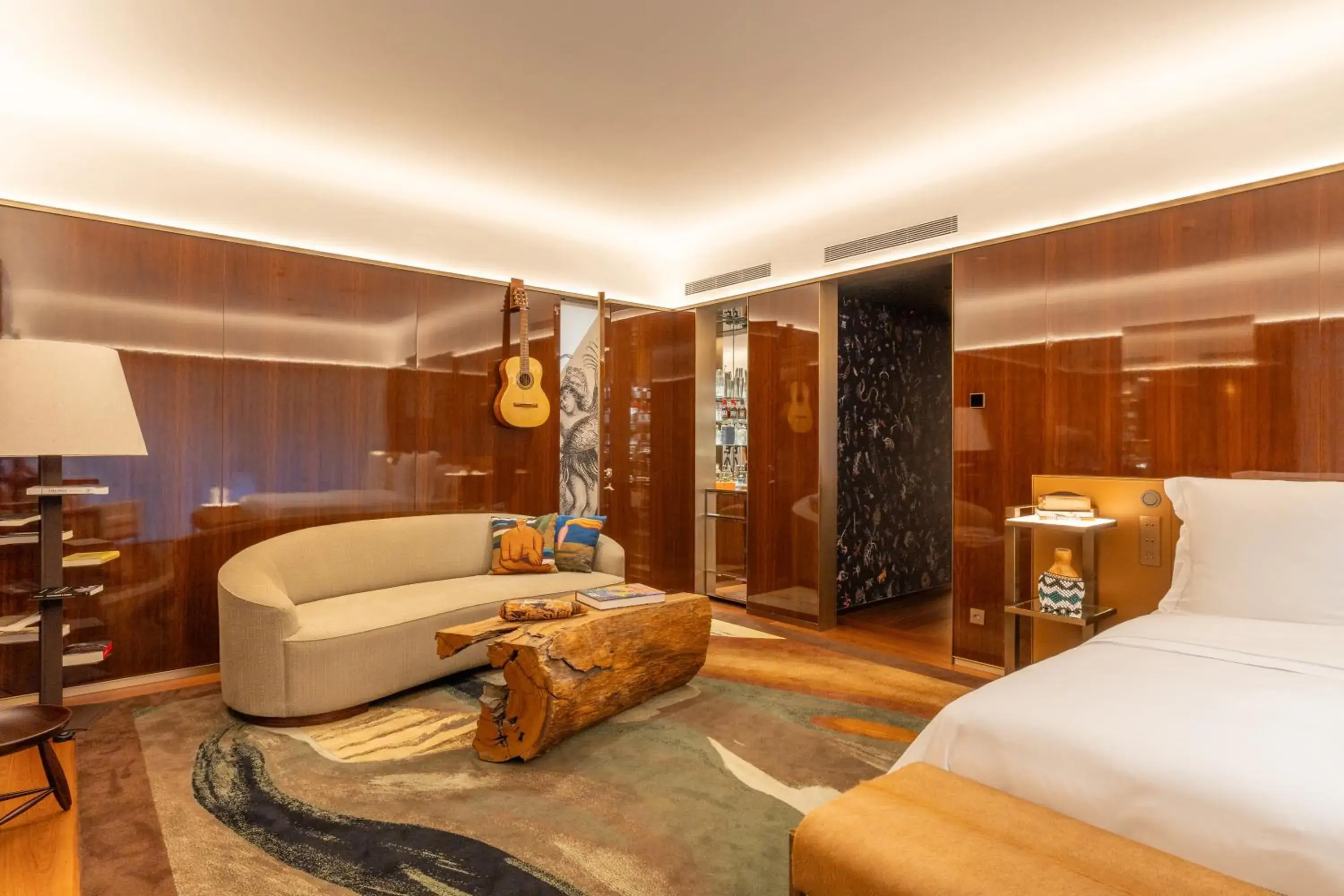 Bedroom, Bed in Rosewood São Paulo Bedroom, Bed in Rosewood São Paulo