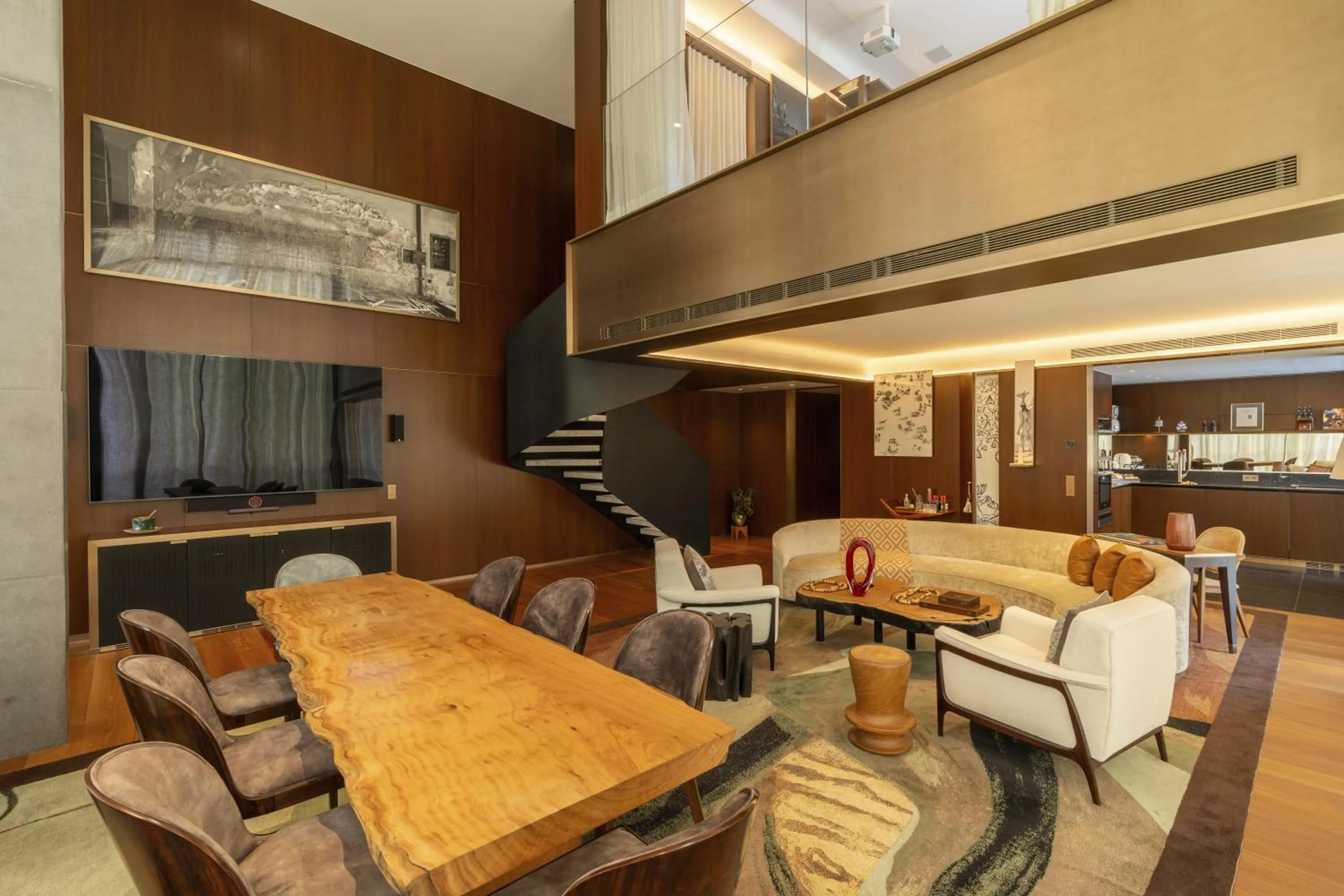 Living room in Rosewood São Paulo