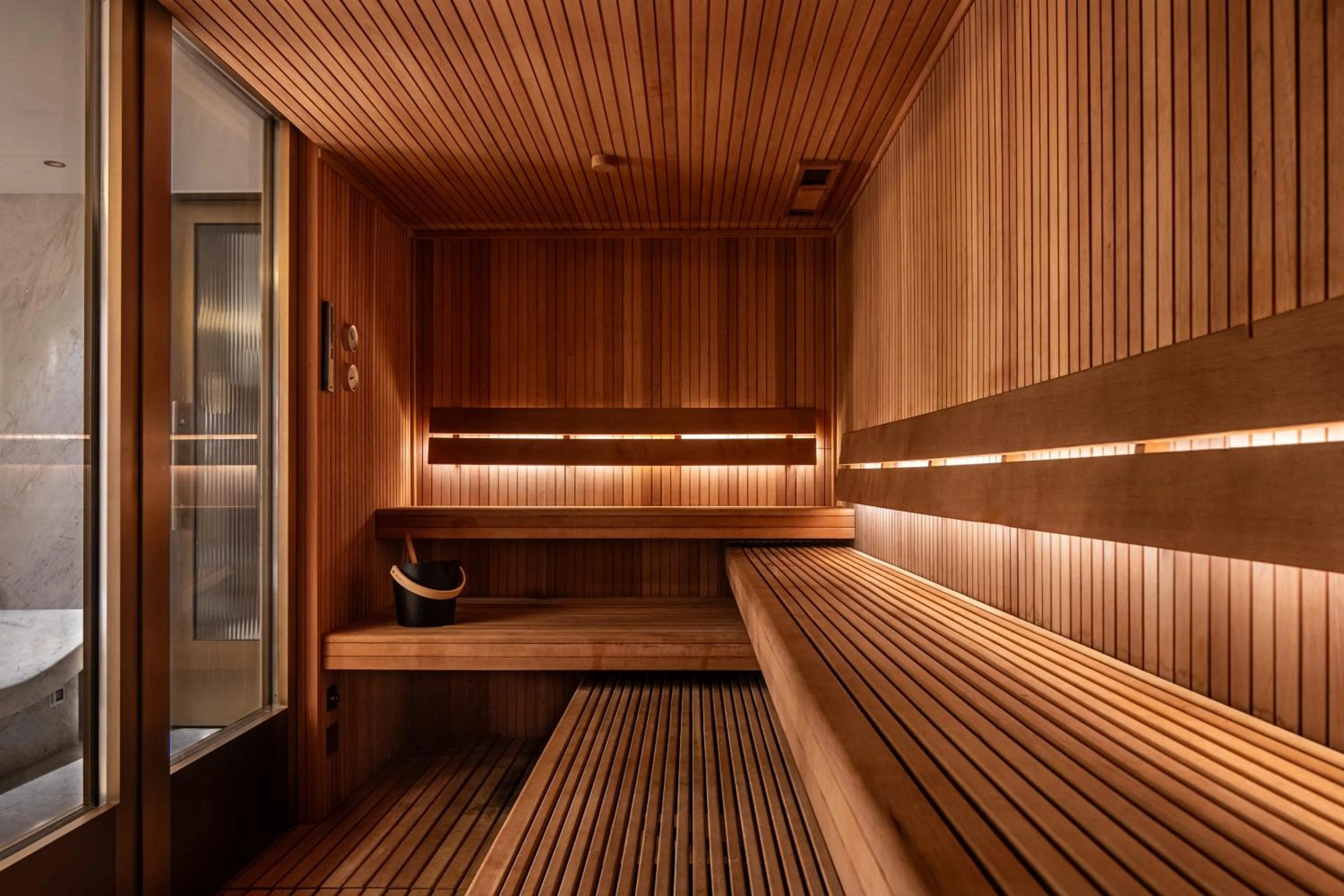 Sauna in Rosewood São Paulo