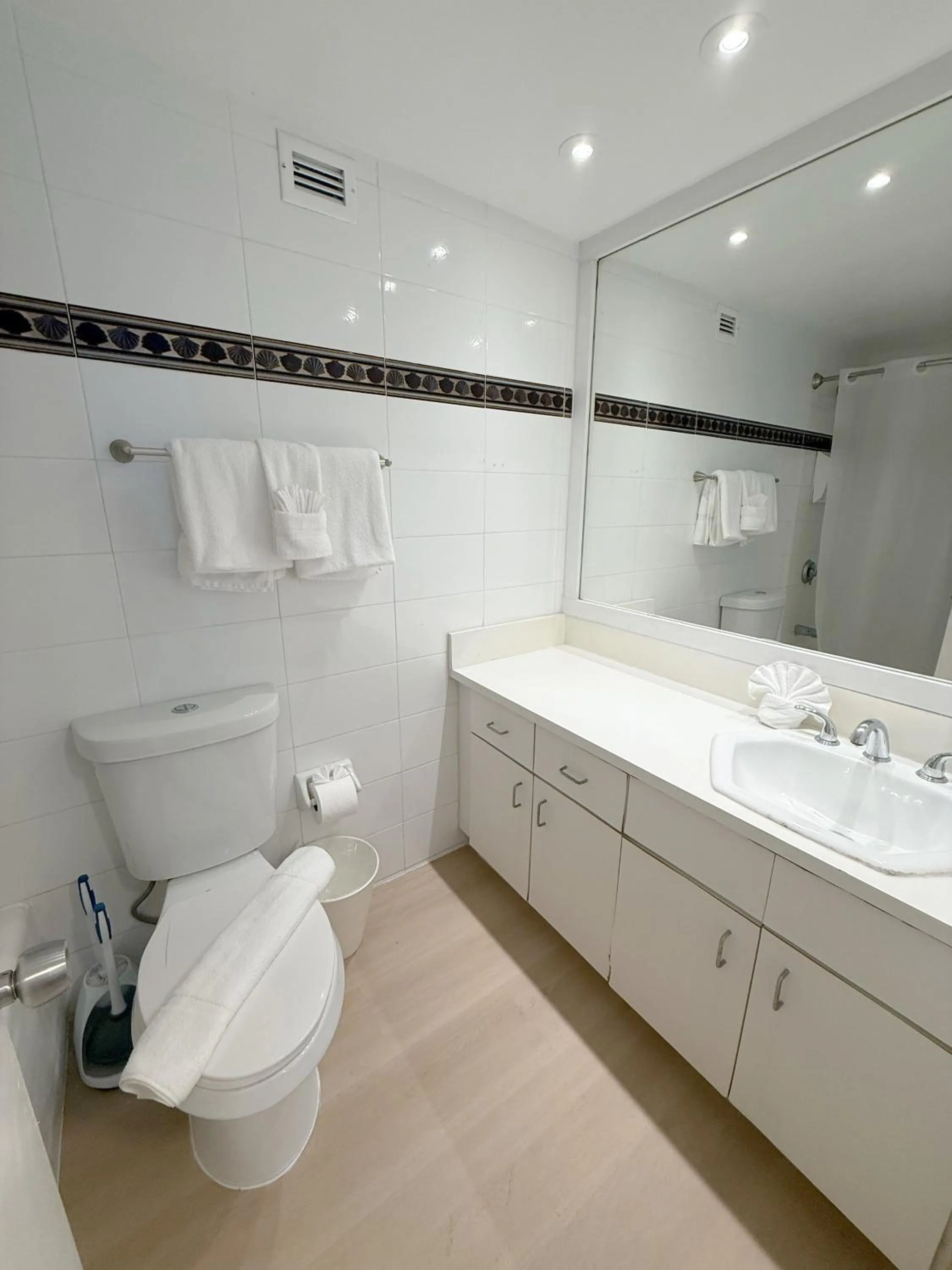 Shower in SeaStays Apartments