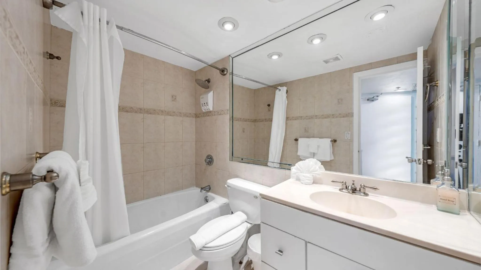 Shower in SeaStays Apartments