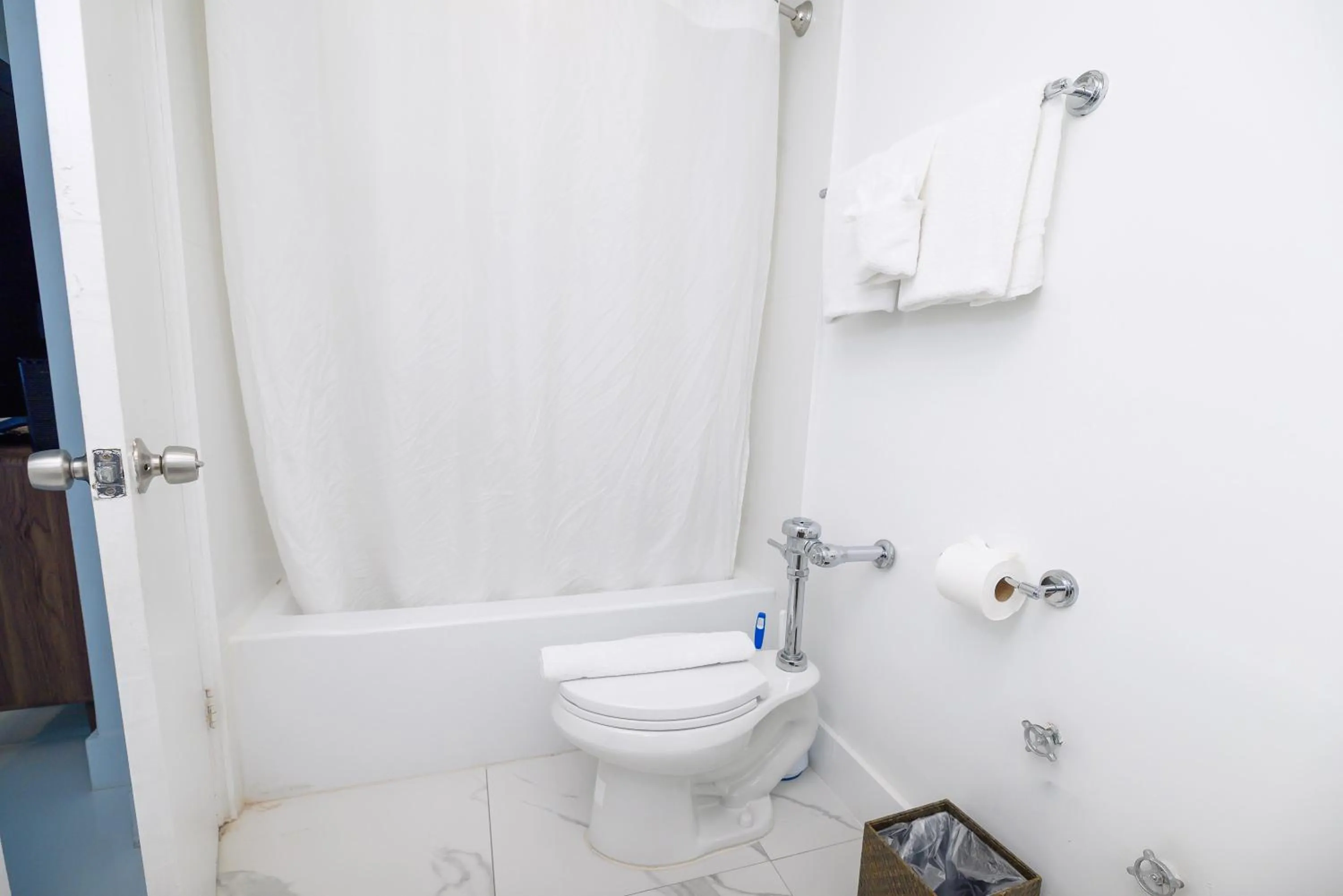 Shower in SeaStays Apartments