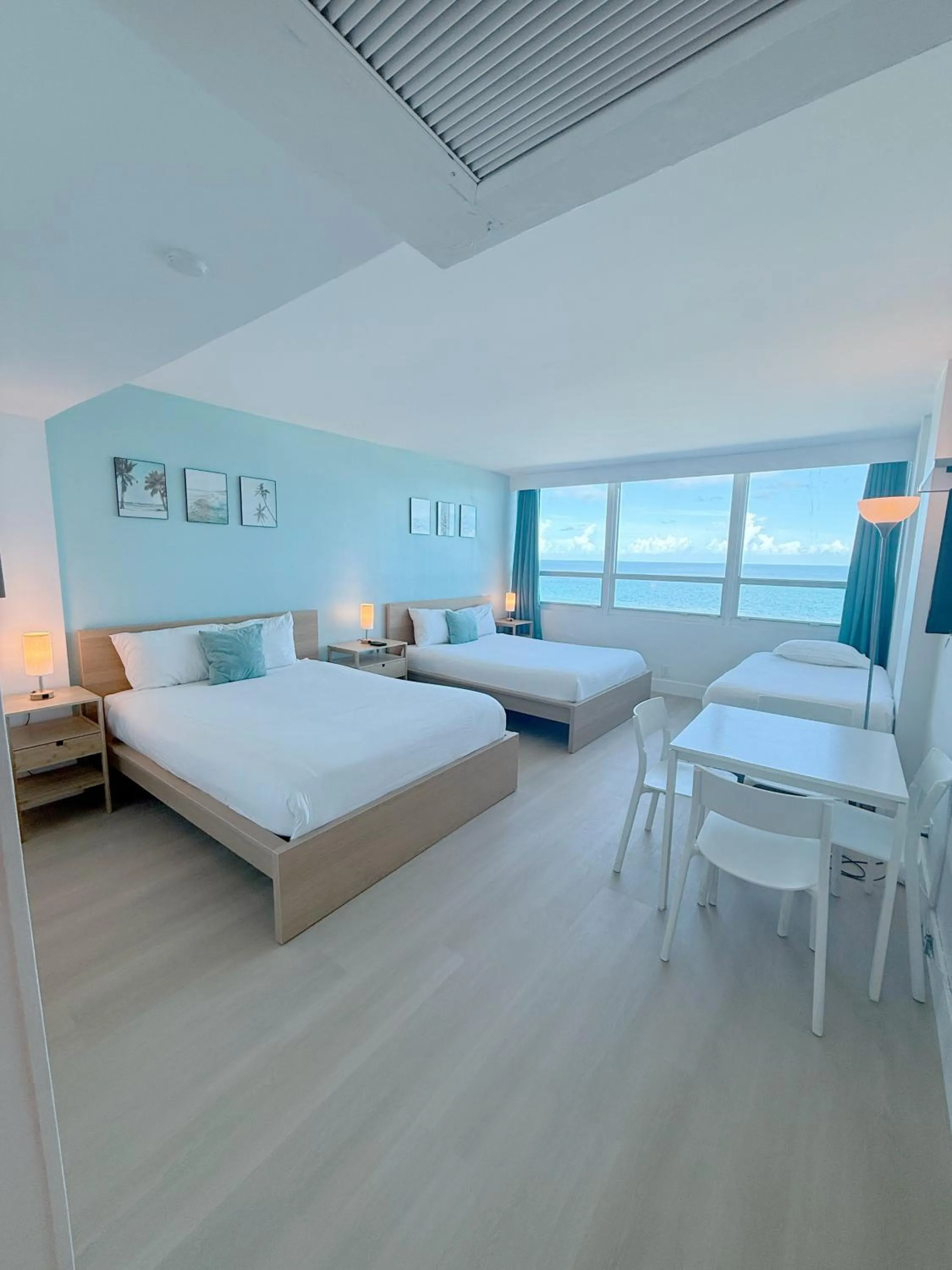 Bed in SeaStays Apartments