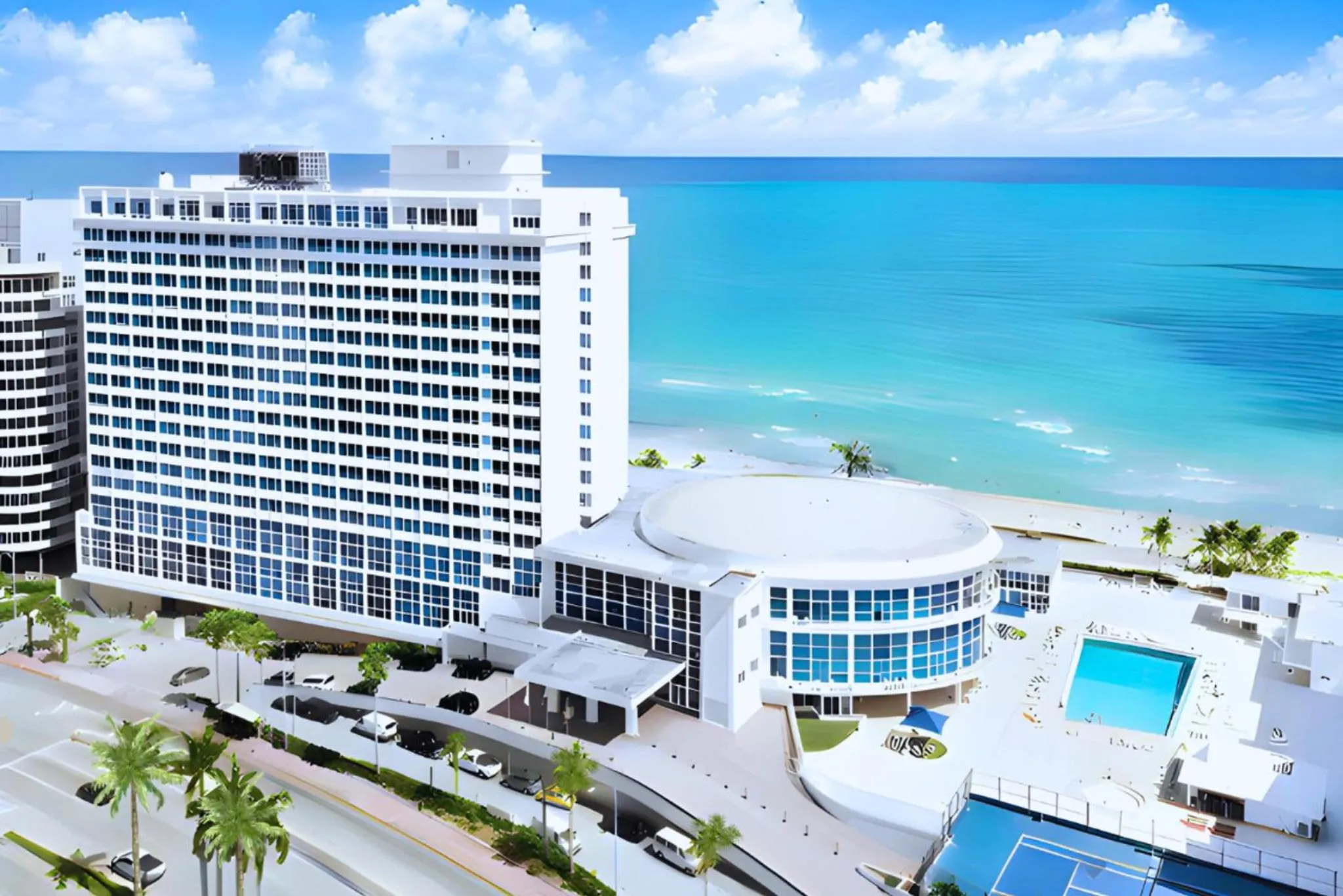 Property building in SeaStays Apartments