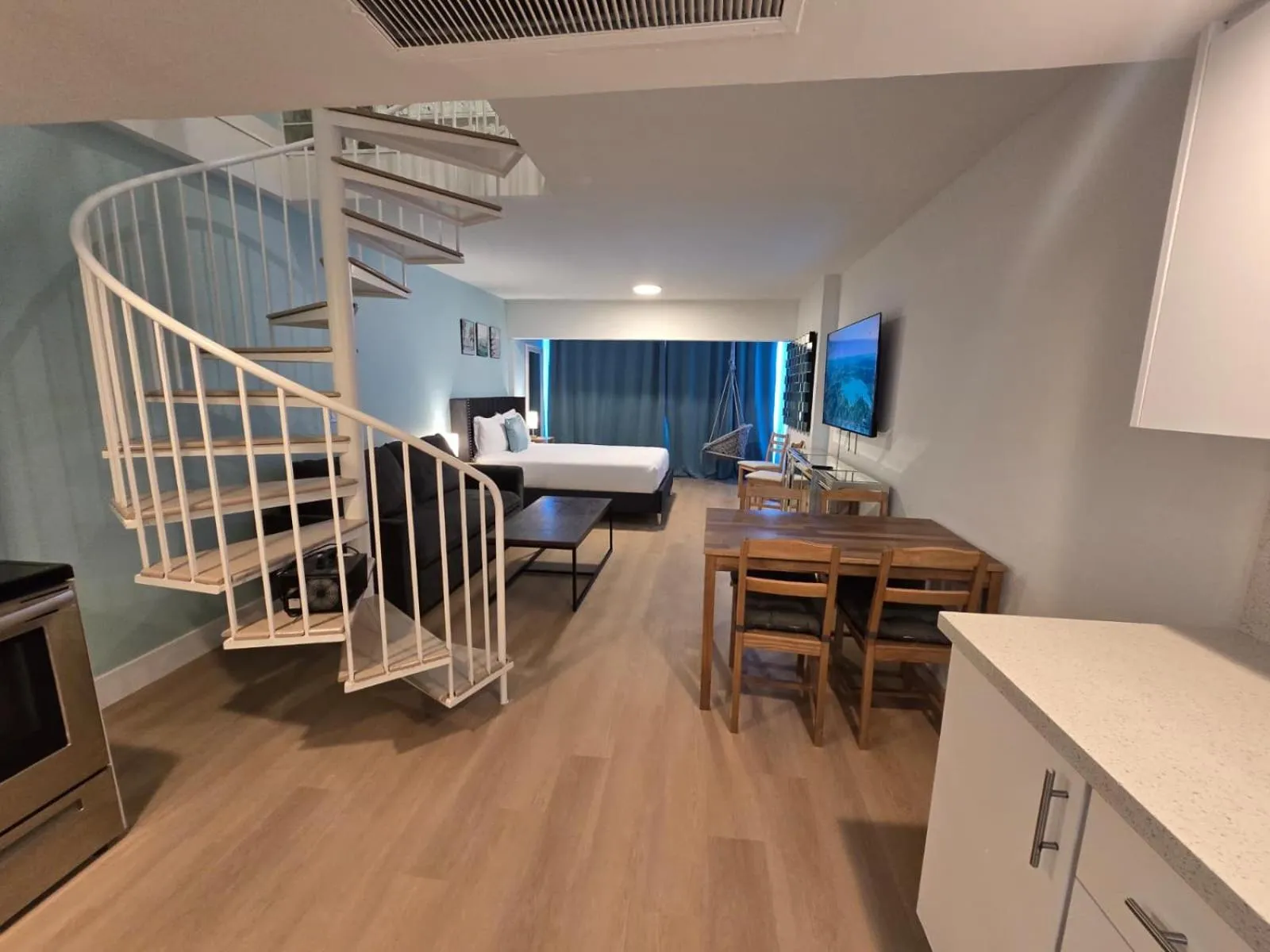 Bed in SeaStays Apartments