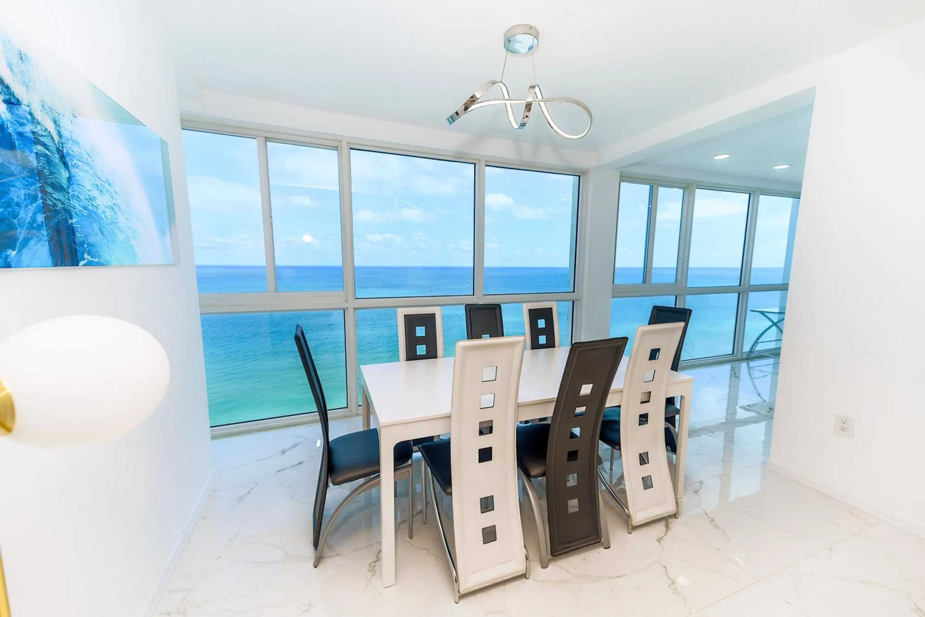 Dining area in SeaStays Apartments