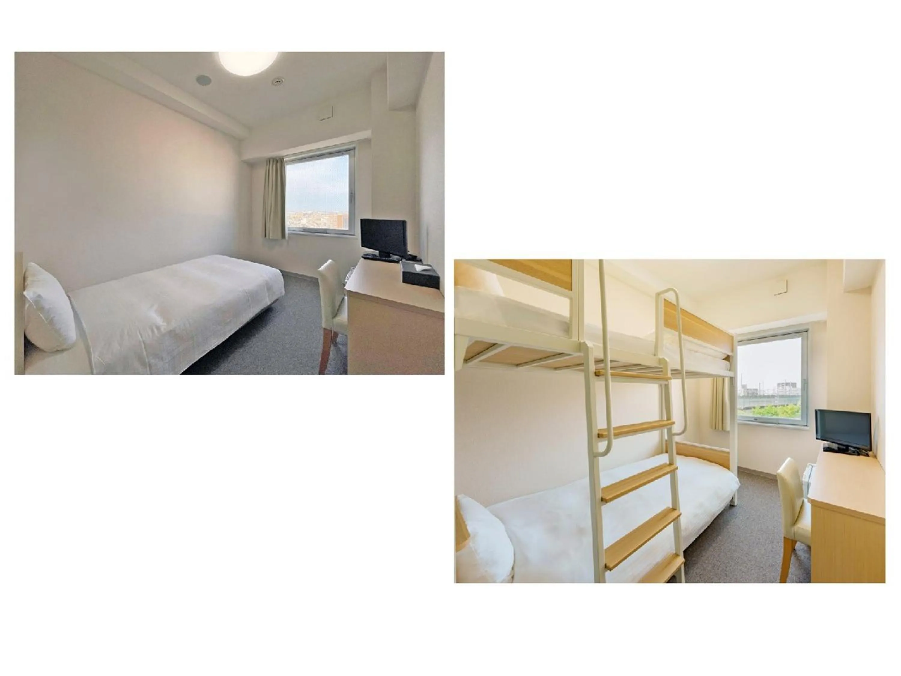 Photo of the whole room, Bed in CHISUN BUDGET Kanazawa Ekimae