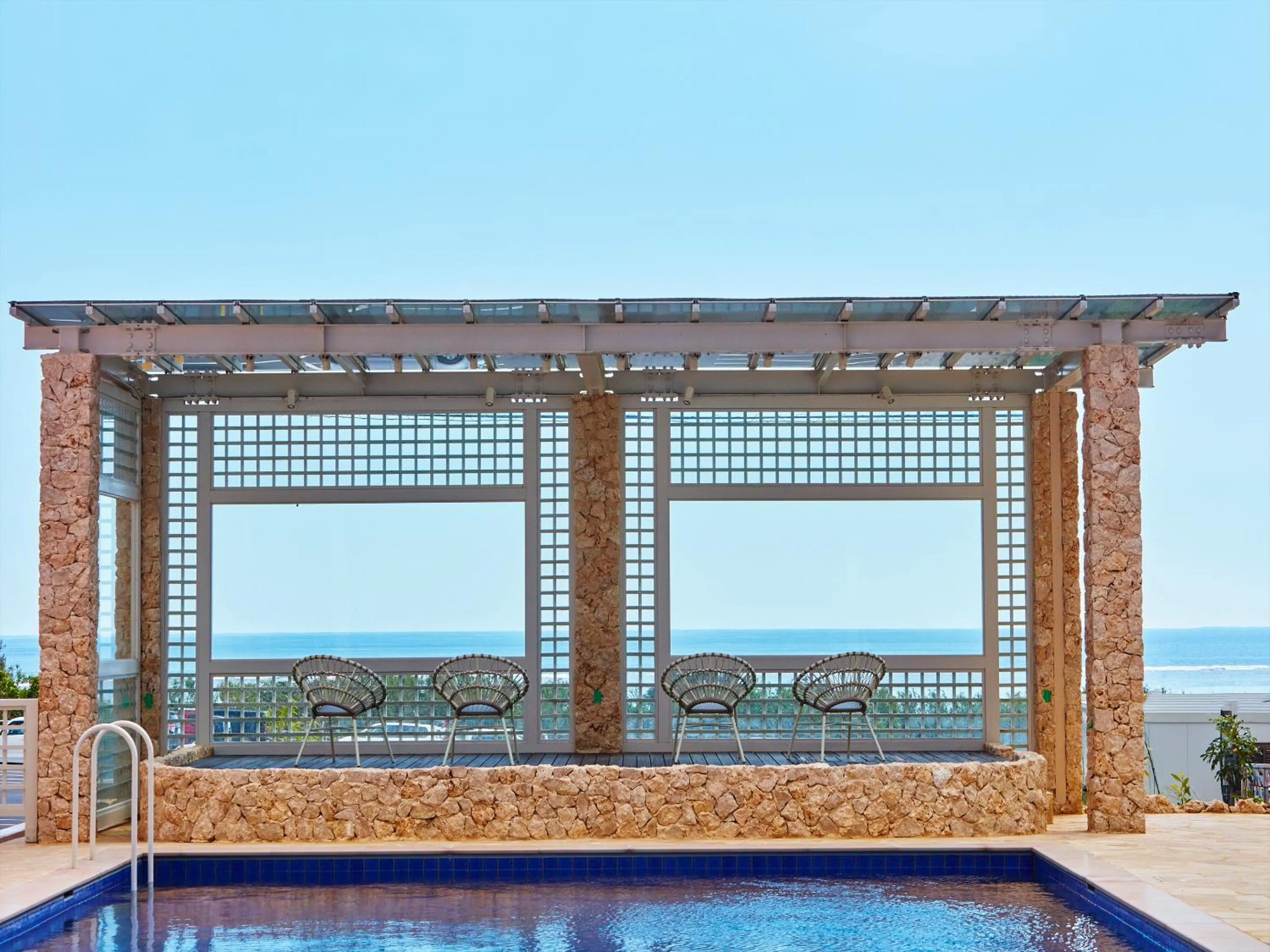 Swimming pool in HOTEL SEABREEZE CORAL