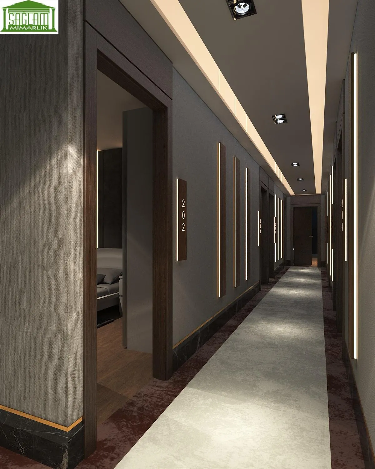 Floor plan in Express Plus Hotel