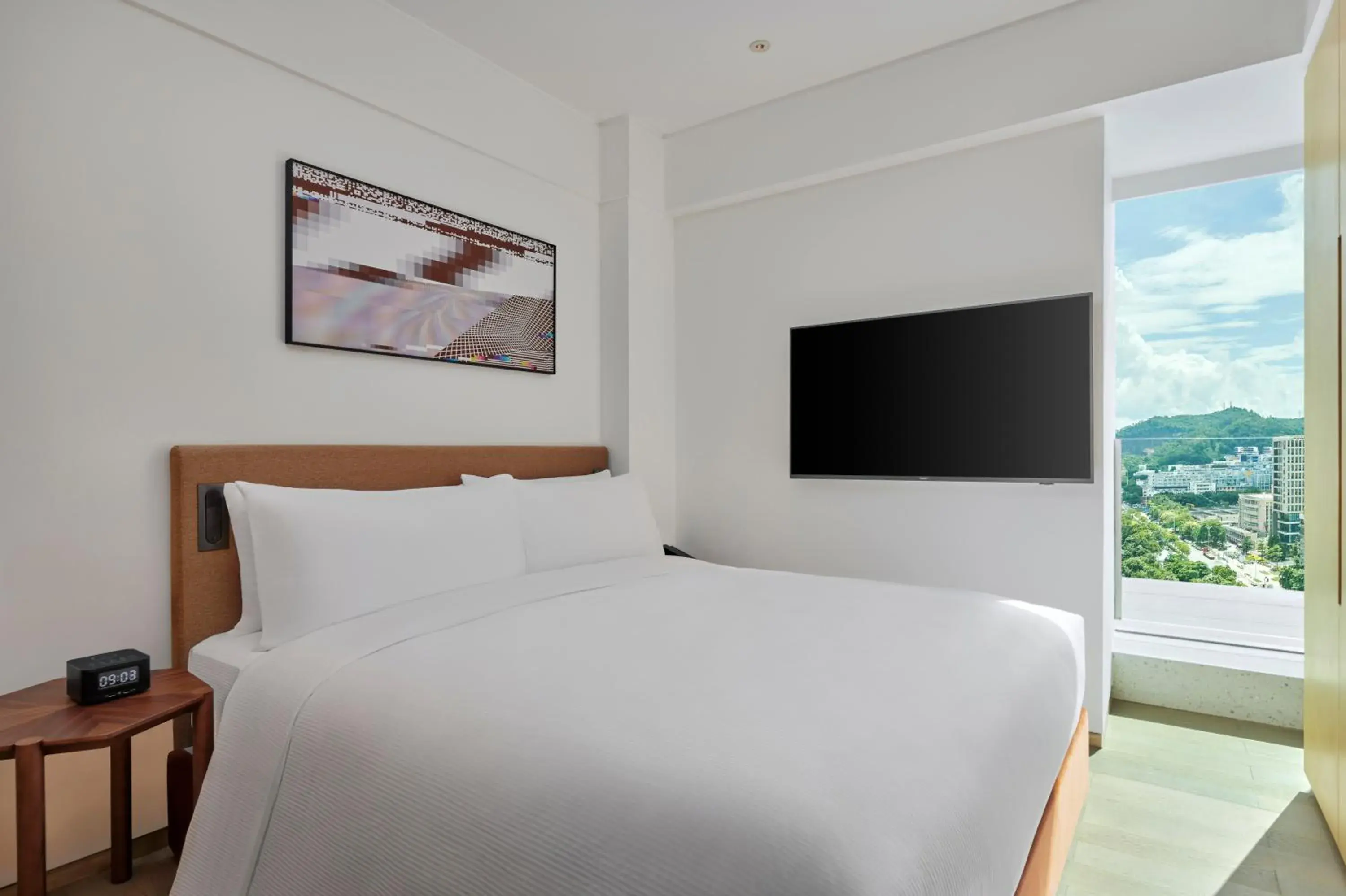 Bedroom, Bed in DoubleTree by Hilton Shenzhen Airport Residences Bedroom, Bed in DoubleTree by Hilton Shenzhen Airport Residences