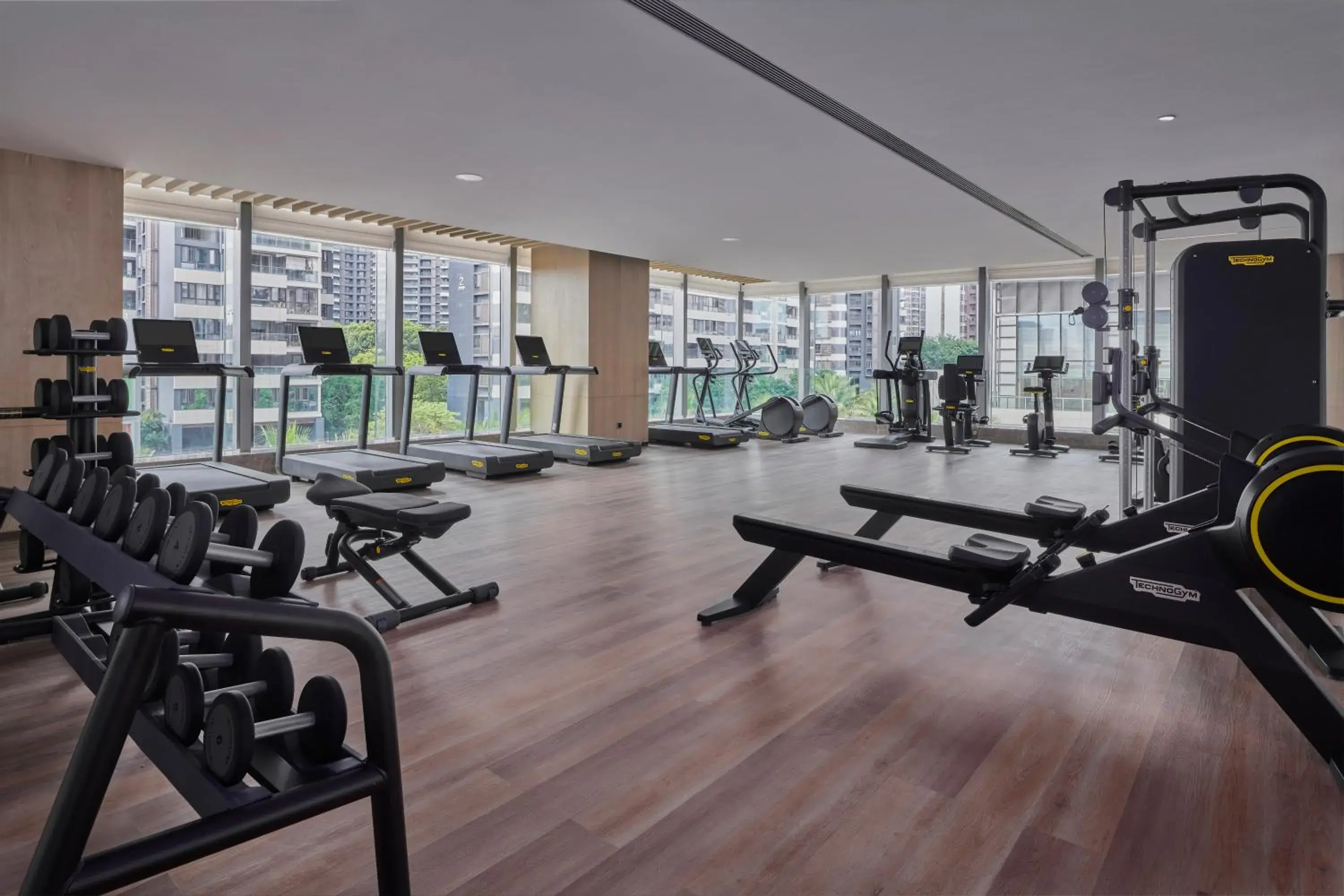 Fitness centre/facilities in DoubleTree by Hilton Shenzhen Airport Residences Fitness centre/facilities in DoubleTree by Hilton Shenzhen Airport Residences