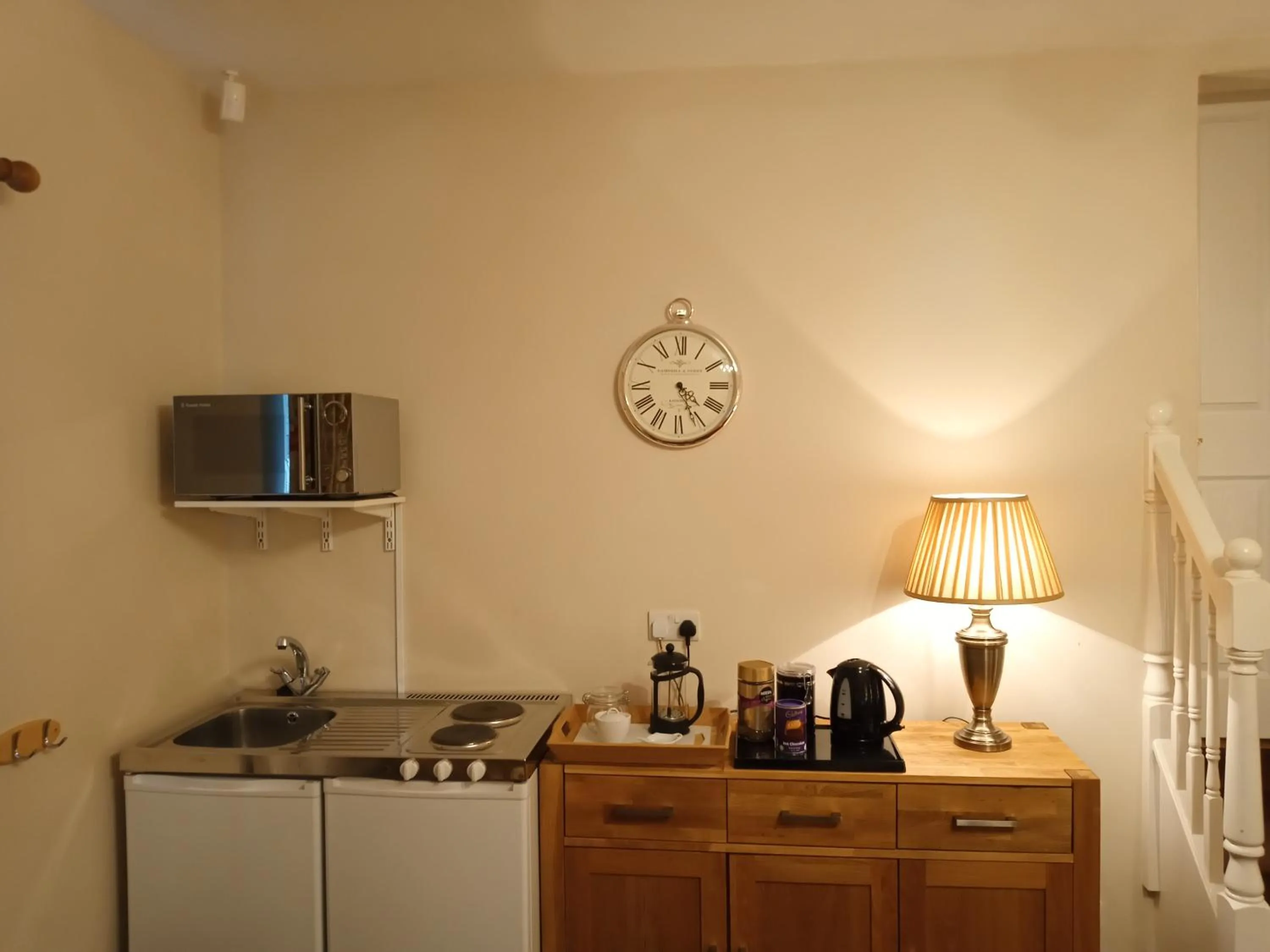 Living room in Oak End Lodge