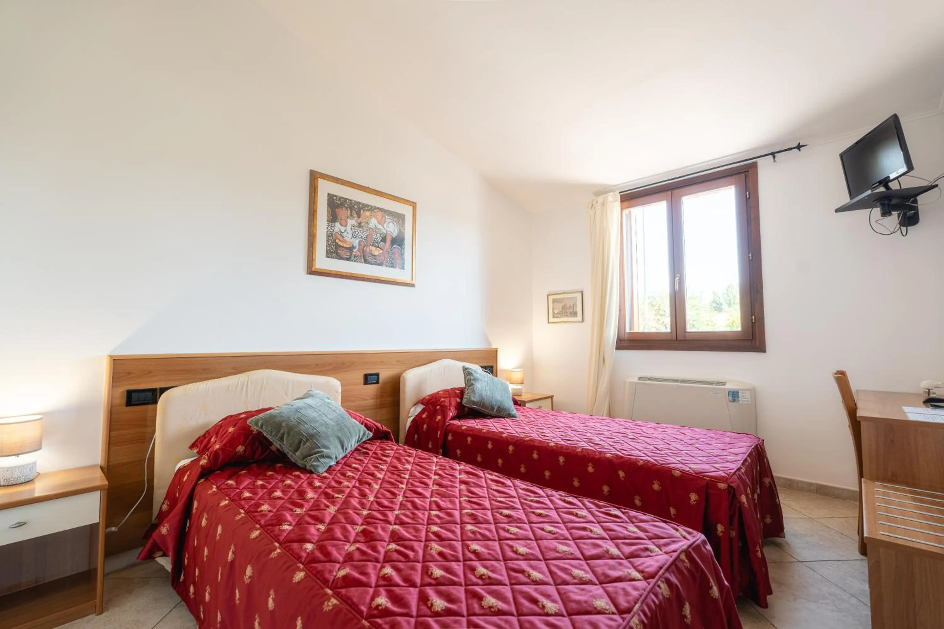 Bed in Hotel Le Corti