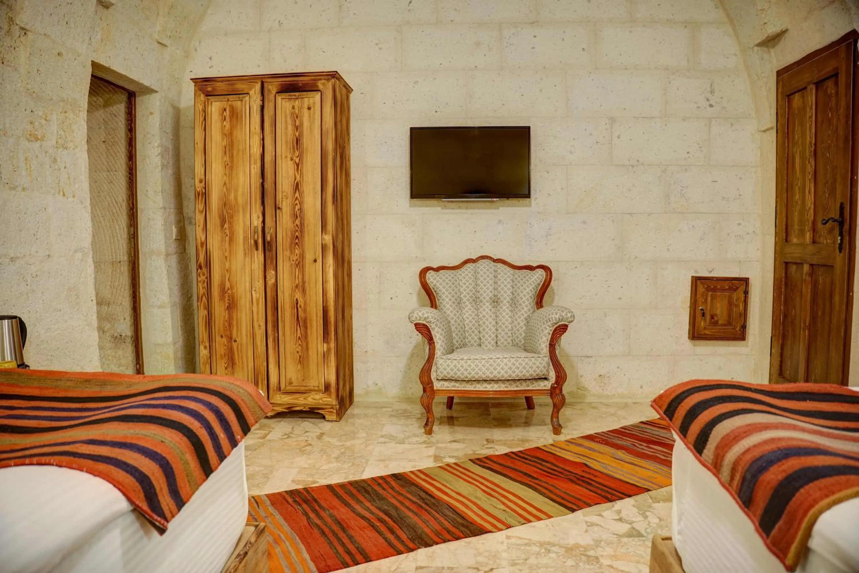 Bed in House 1938 Special Cave Hotel