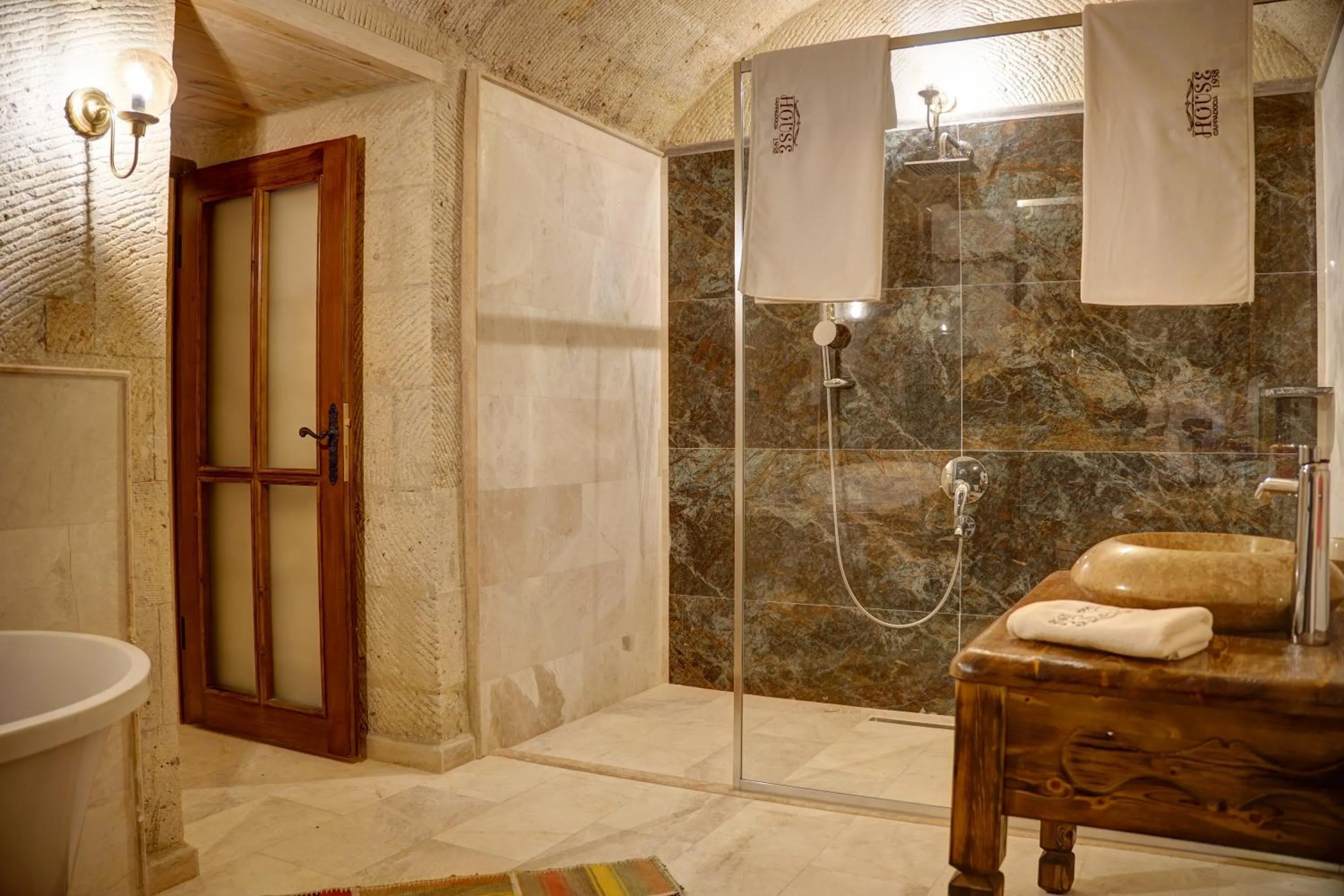 Shower in House 1938 Special Cave Hotel