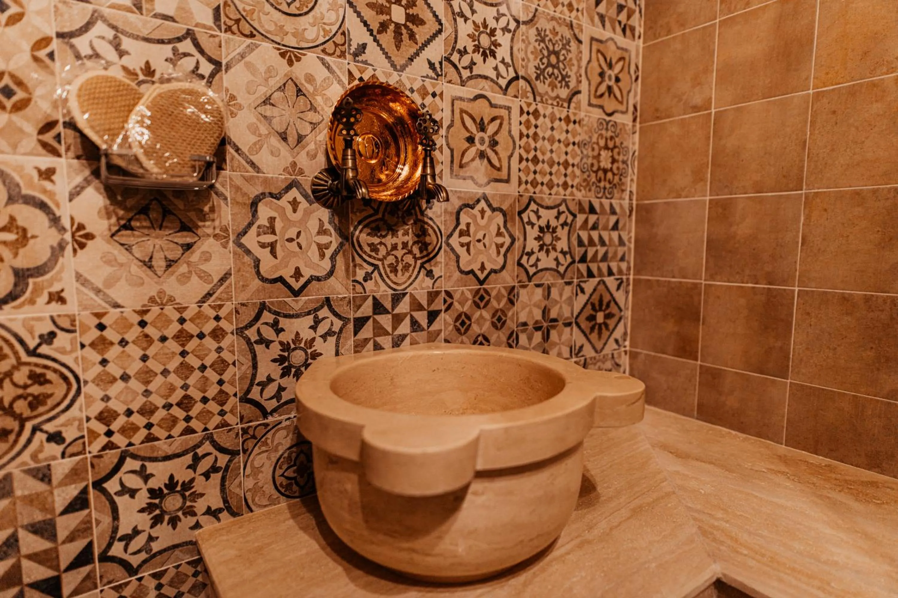 Bathroom in House 1938 Special Cave Hotel