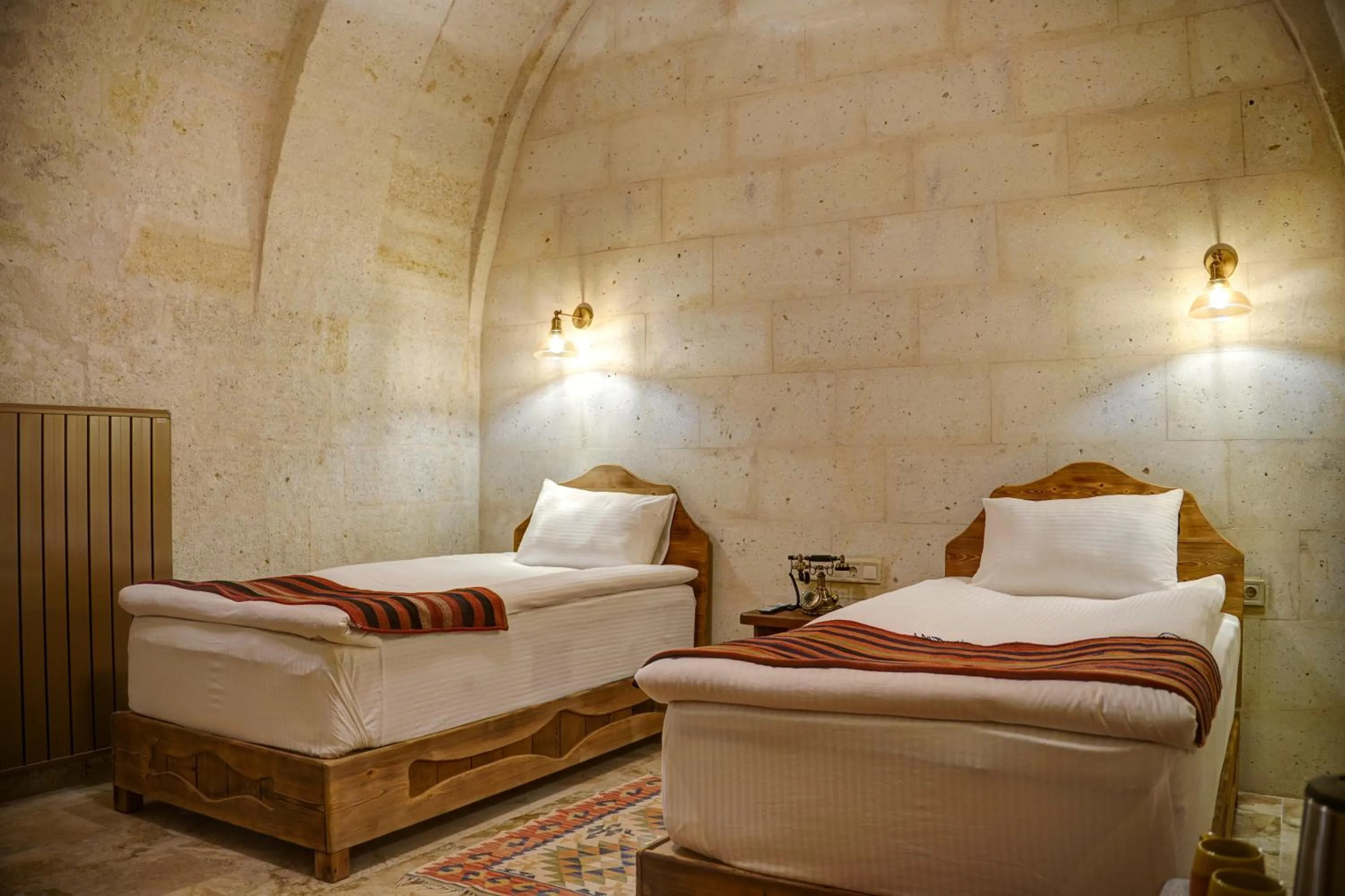 Bed in House 1938 Special Cave Hotel