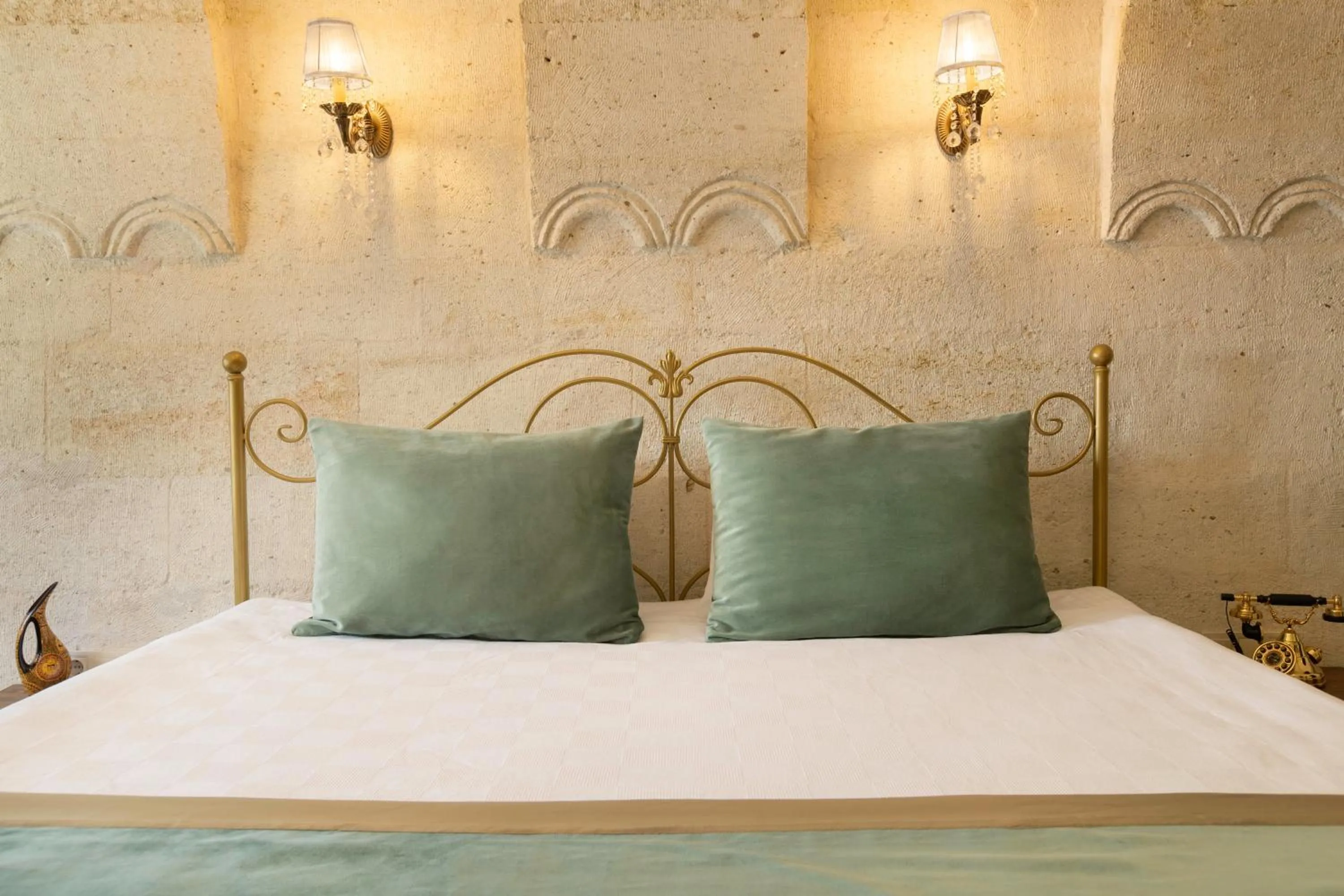 Bed in House 1938 Special Cave Hotel