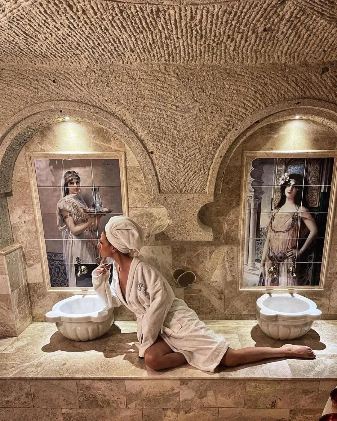 People in House 1938 Special Cave Hotel