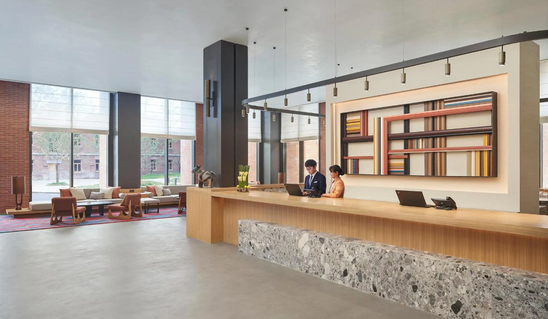 Lobby or reception in Hyatt Place Jingdezhen Taoxichuan