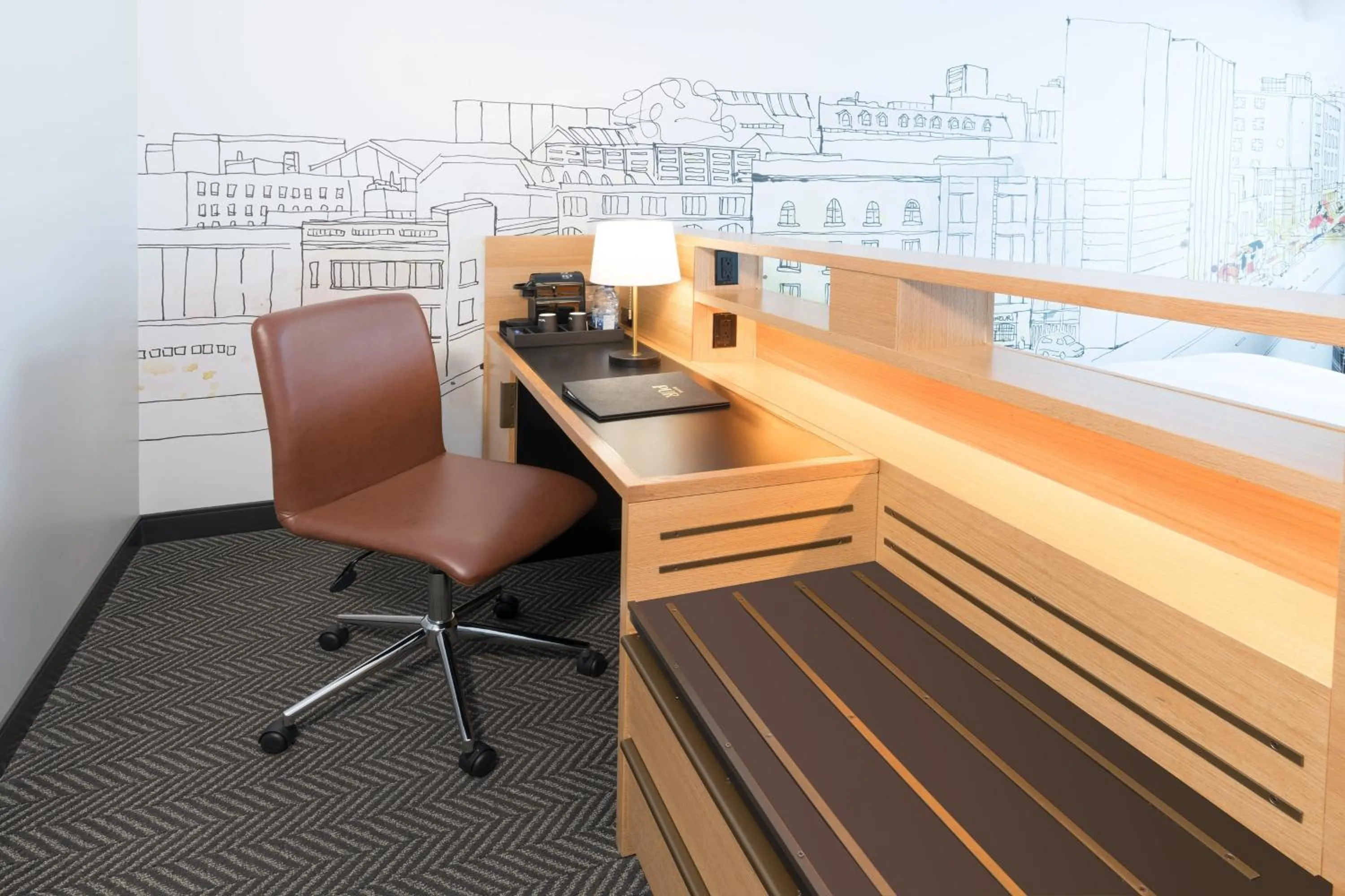 Photo of the whole room in Hotel PUR, Quebec, a Tribute Portfolio Hotel