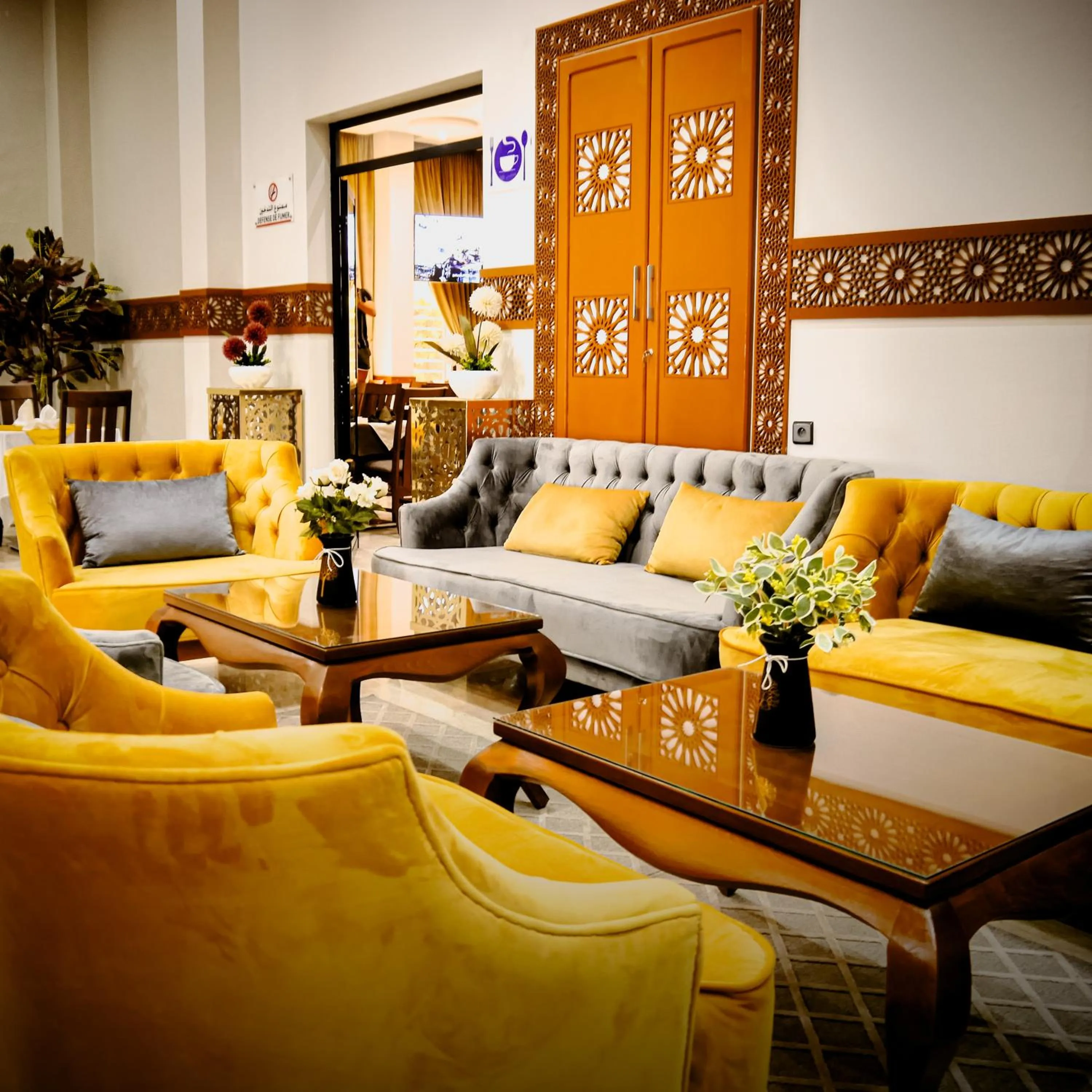 Lobby or reception in EL MOUSSAFIR HOTEL