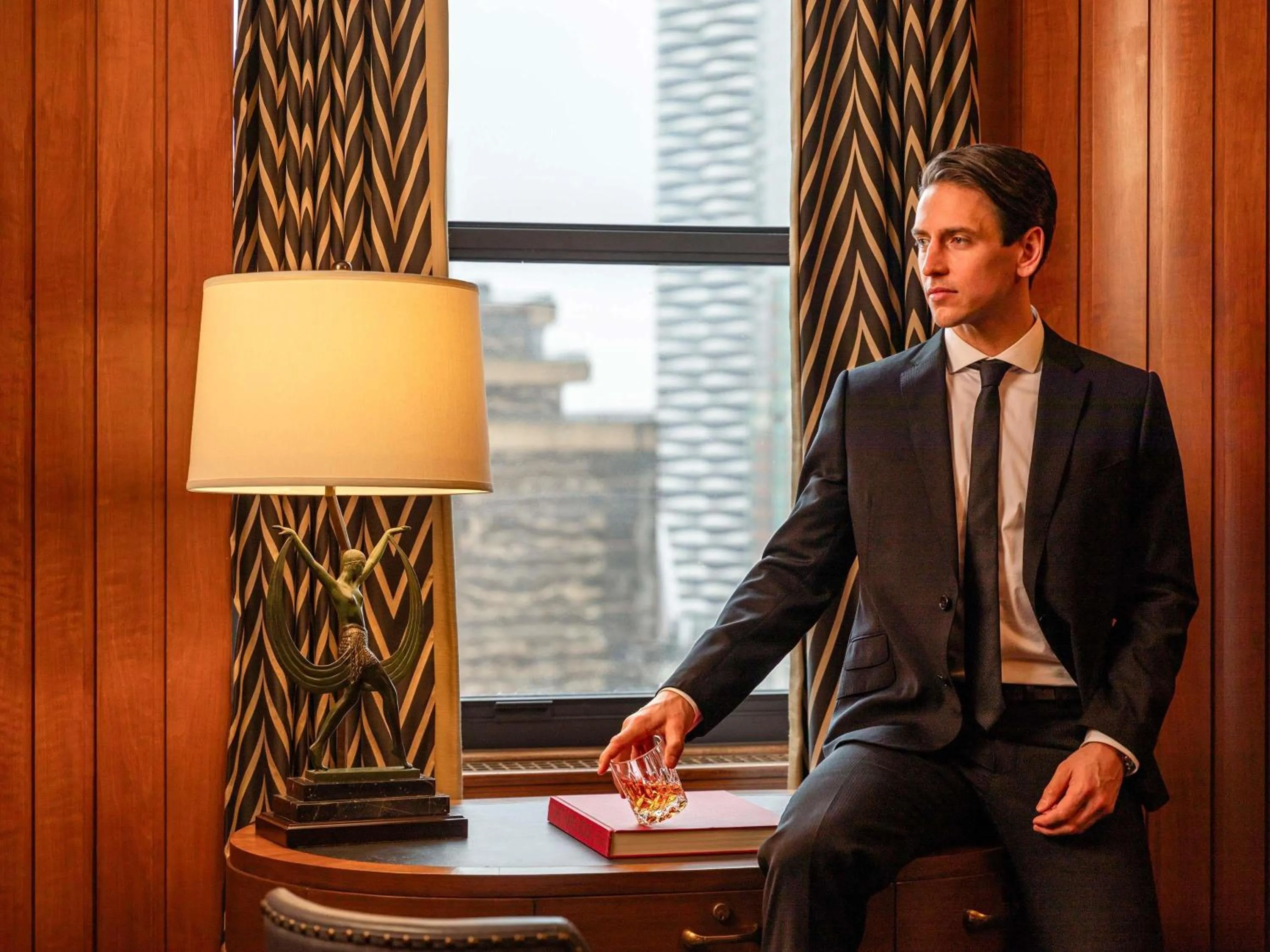 Bedroom in Fairmont Hotel Vancouver