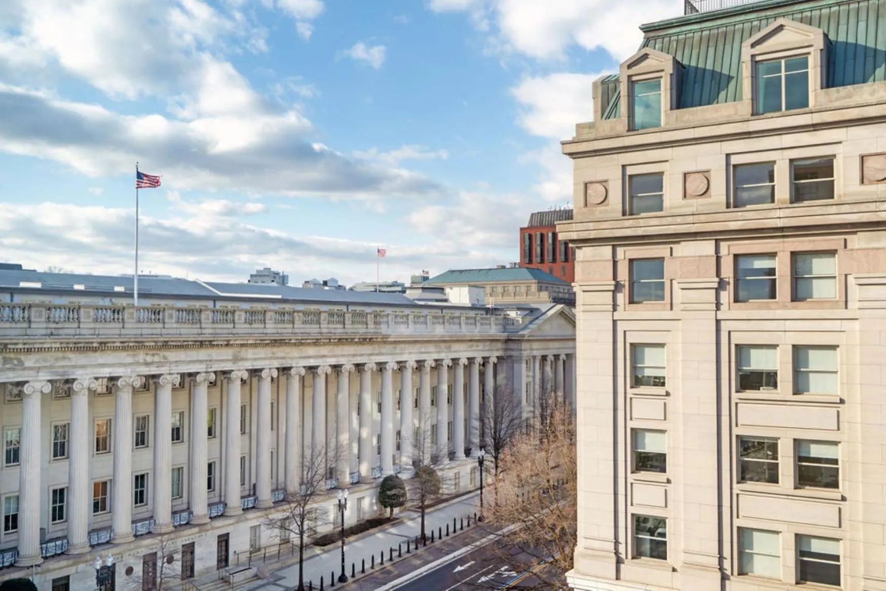 City view in Hotel Washington