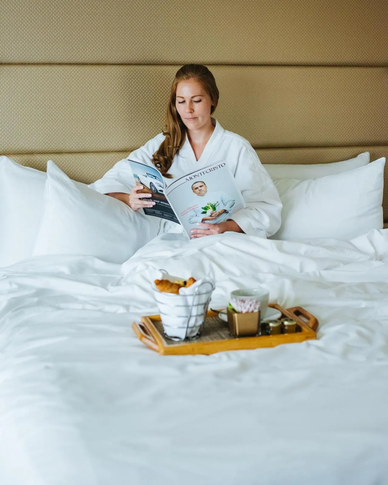 People, Bed in Fairmont Waterfront